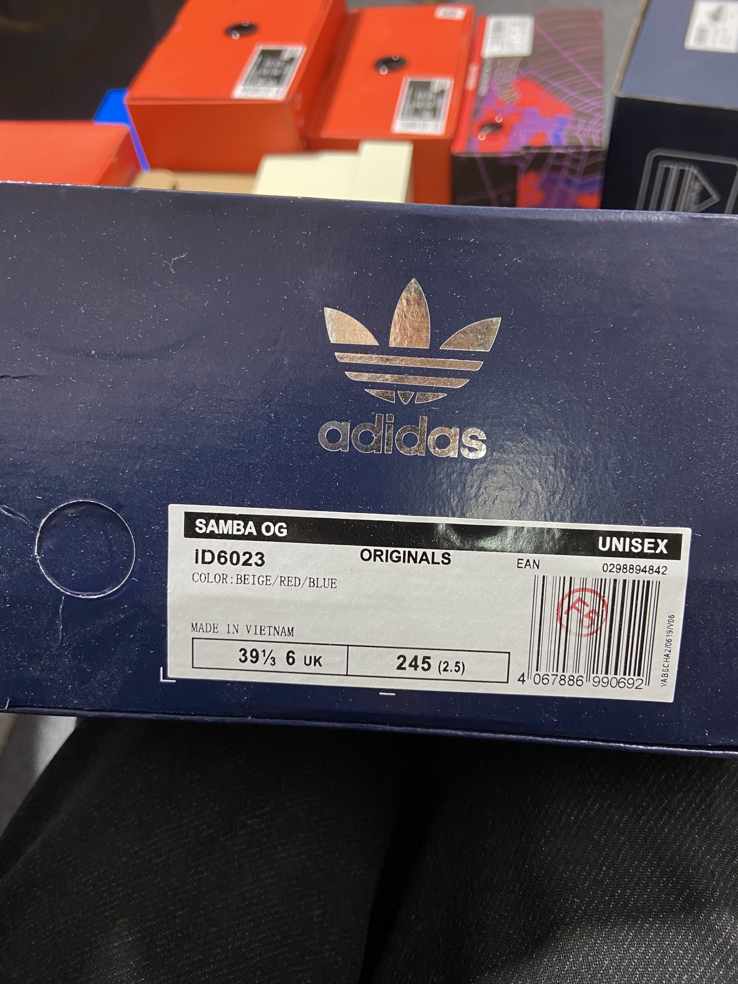 纯原版AdidasOriginalsSambaVeganOG”SPD“桑巴舞系列绅士德训足球风百搭低帮休