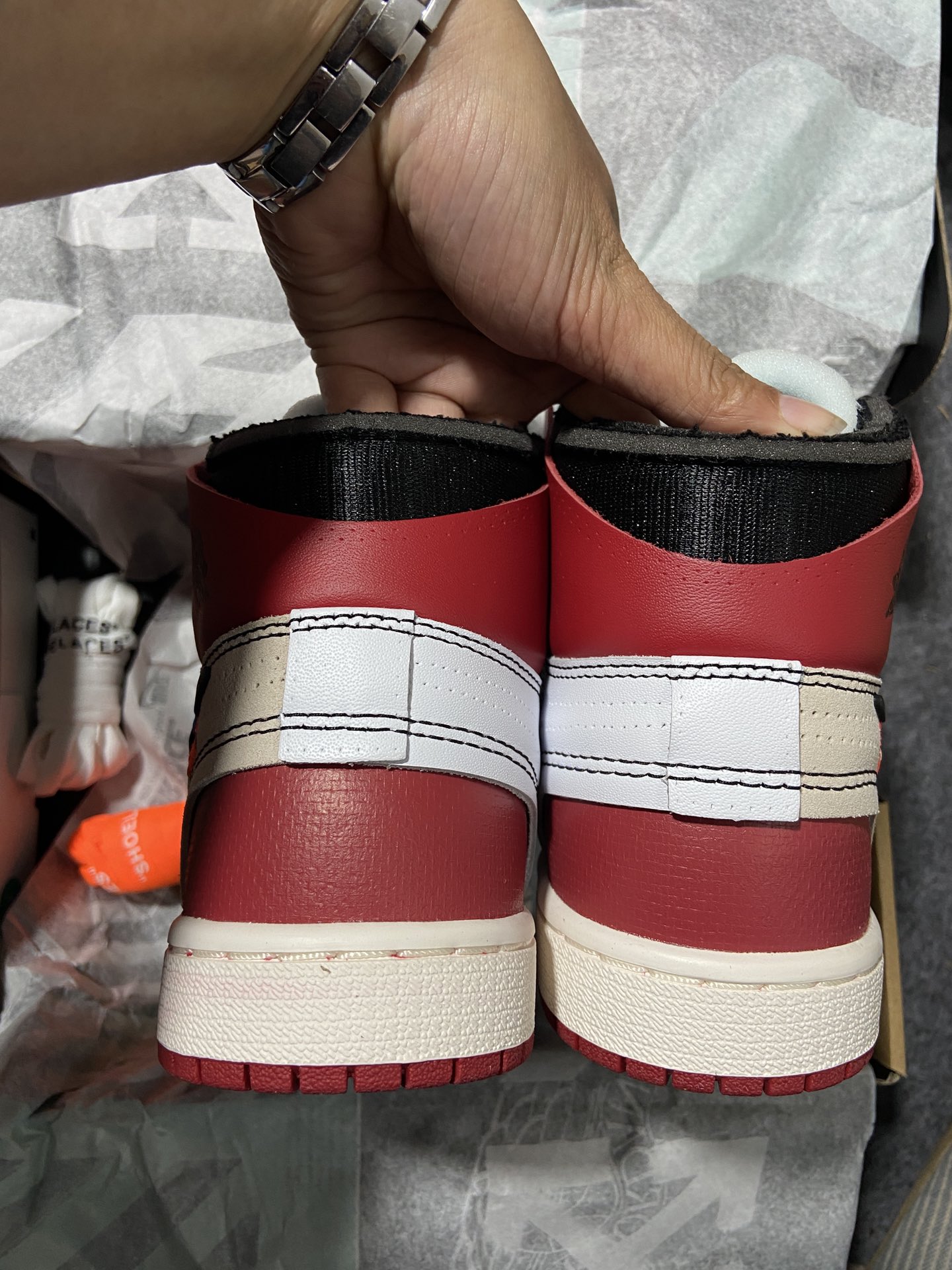 AJ1OW芝加哥鞋码36-47.5码样品纯原-AirJordan1OffWhiteAJ1OW芝加哥货号A