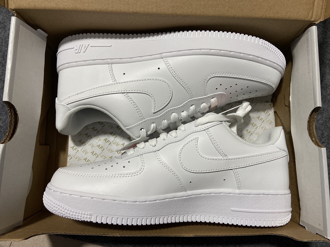 AF1全白闪电尺码:35.5-46超级性价比-AirForce1Low07AF1全白闪电CW2288-1