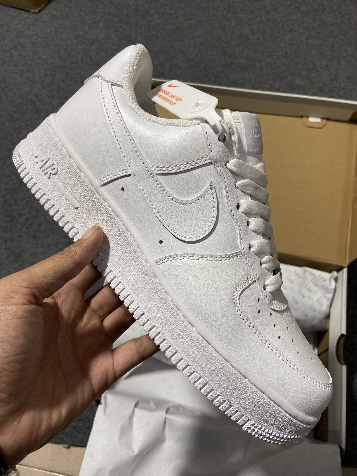 AF1全白闪电尺码:36-46超级性价比-AirForce1Low07AF1全白闪电CW2288-111