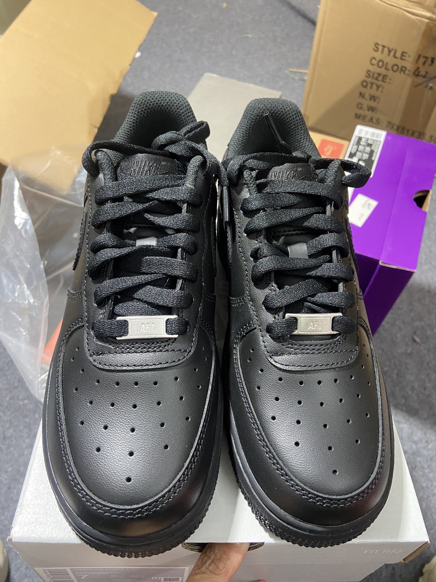 AF1黑魂low尺码36-4140-47.5总裁R出品-AIRFORCE107系列男女运动鞋CW2288