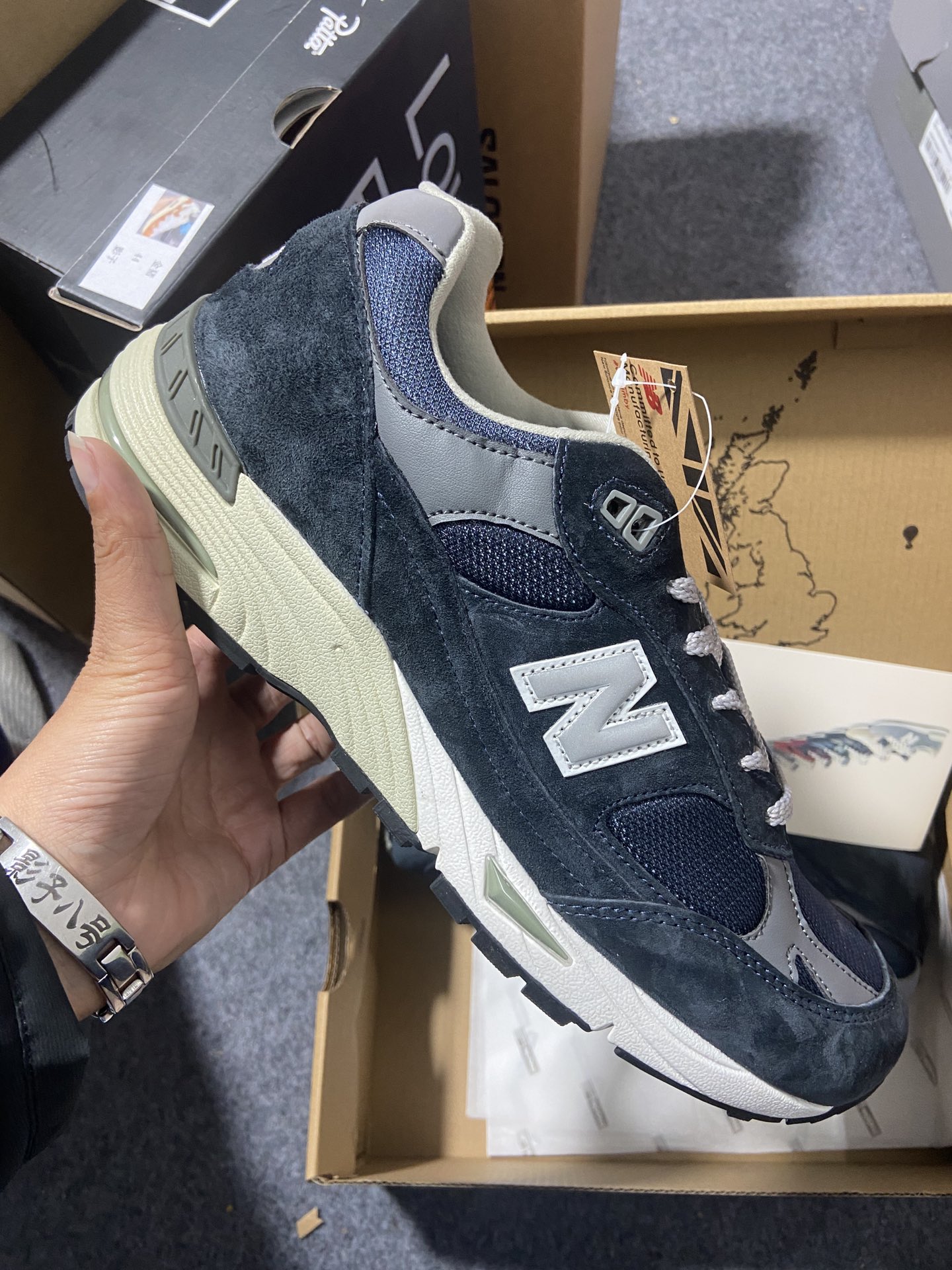 M991海军蓝尺码:36-46.5纯原-NewBalanceNB991海军蓝M991NV