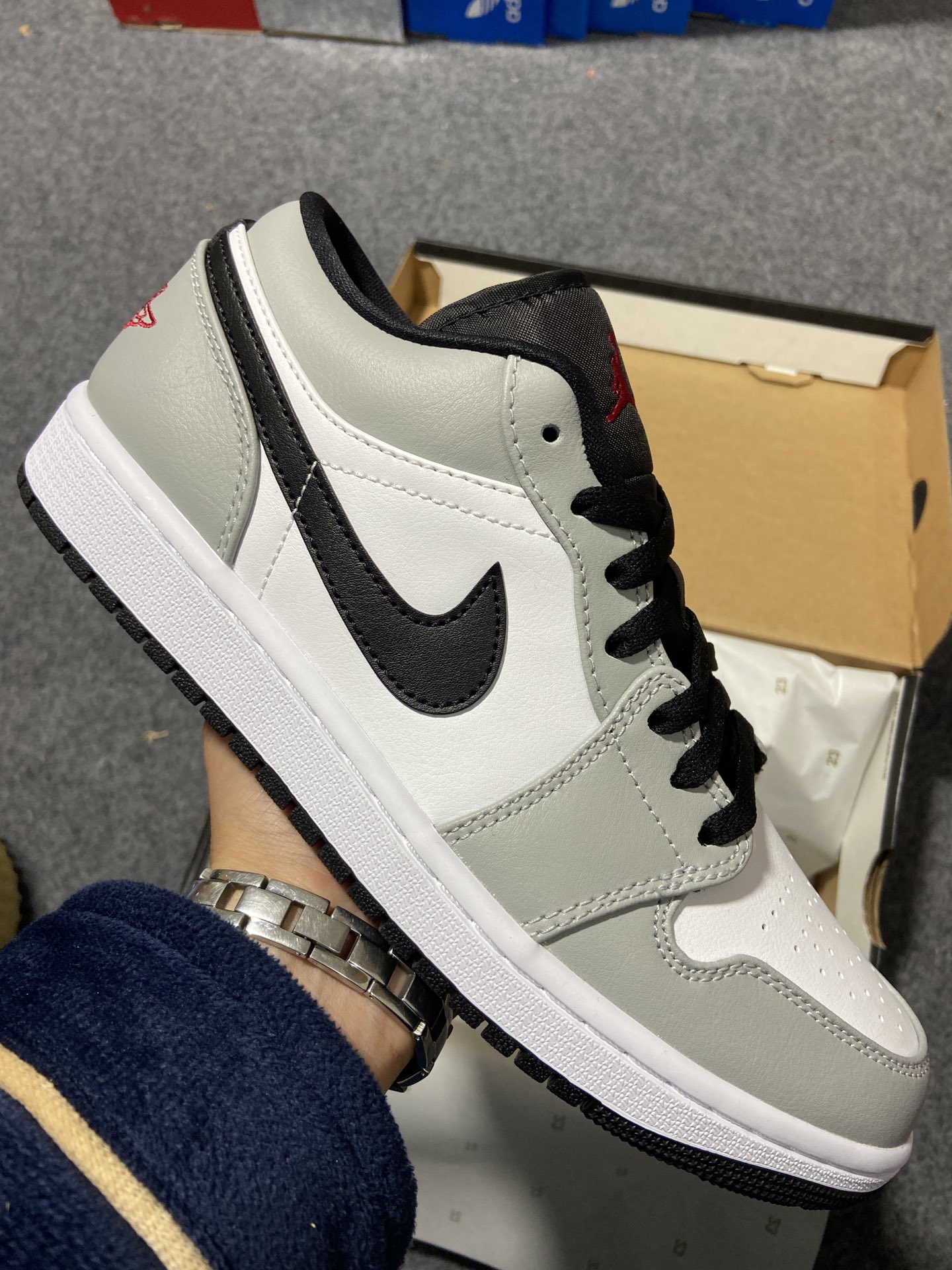 AJ1LOW低帮烟灰39-44.5外贸福利特价-AirJordan1LowAJ1LOW低帮烟灰过验版55