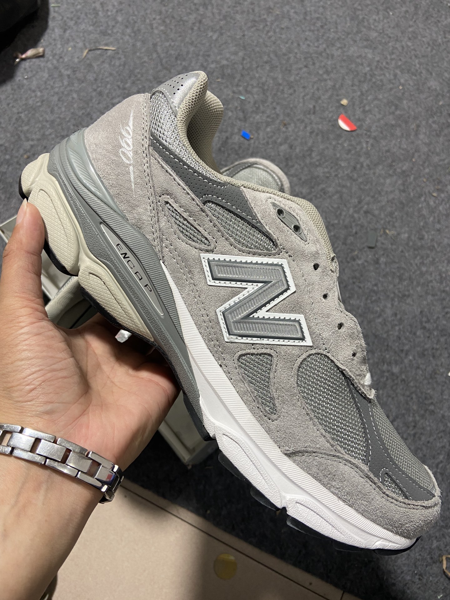 45NB990V3灰色尺码36-46.5总裁R出品-NewBalance990v3灰色M990GY3YZ