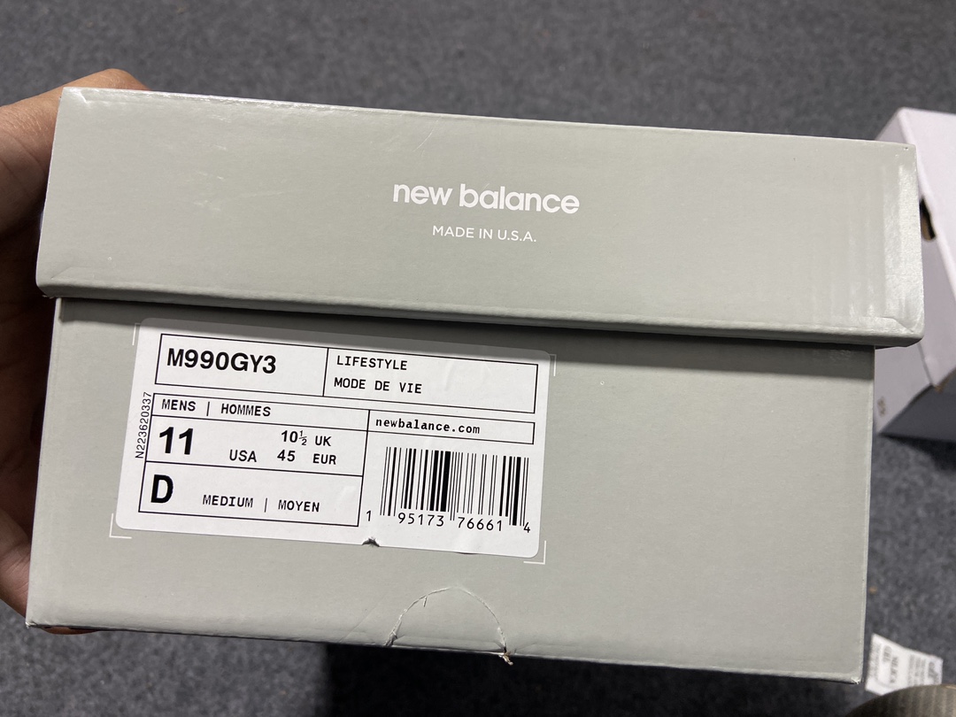 45NB990V3灰色尺码36-46.5总裁R出品-NewBalance990v3灰色M990GY3YZ