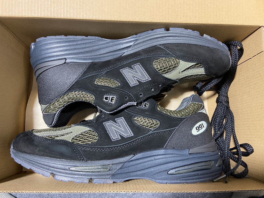 NB991黑橄榄绿尺码36-46.5纯原️STONEISLANDxNewBalanceNB991石头岛联