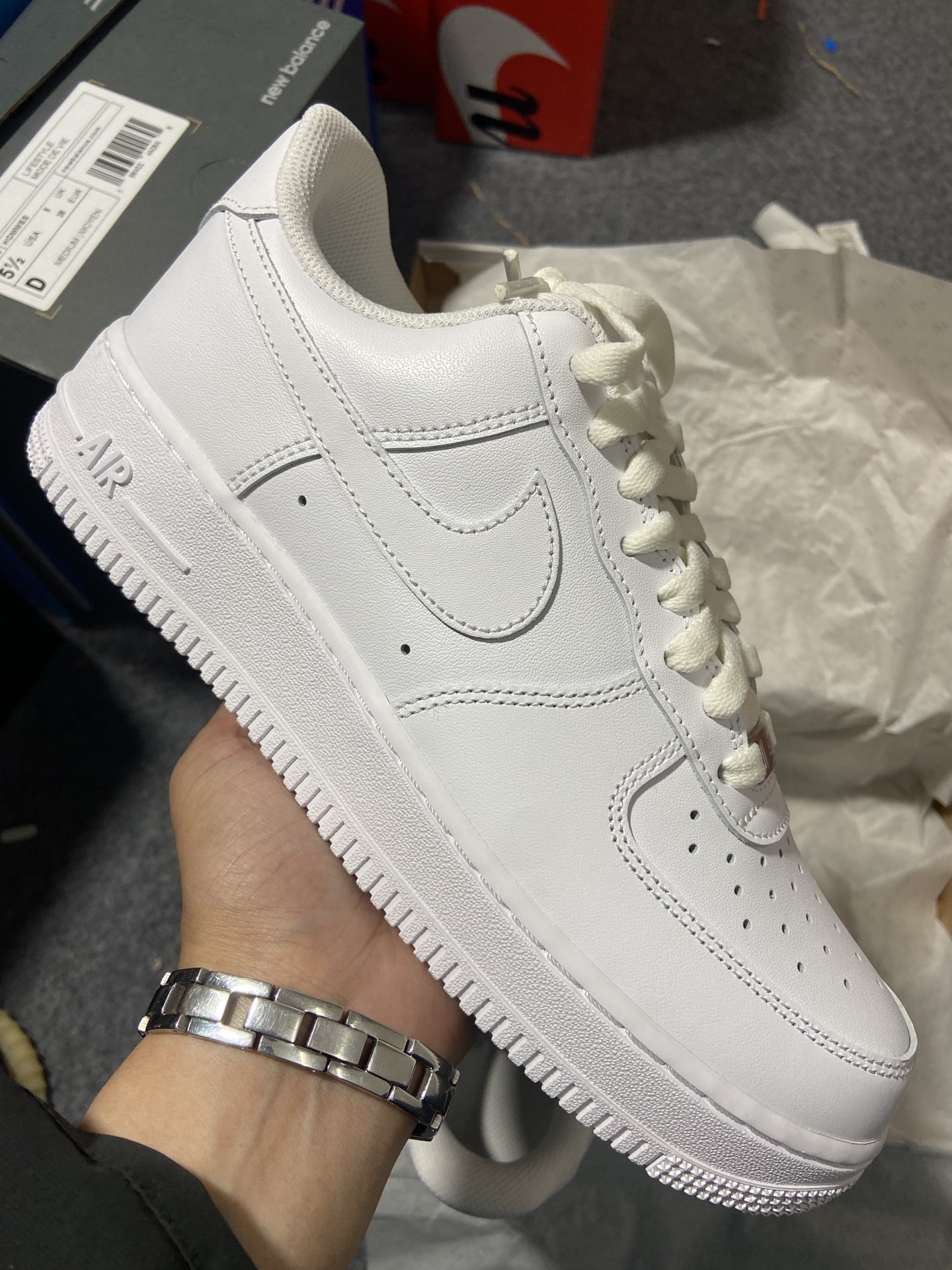 AF1纯白空军尺码35.5-47.5总裁R出品-AiRForce1纯白空军低帮男码货号CW2288-11