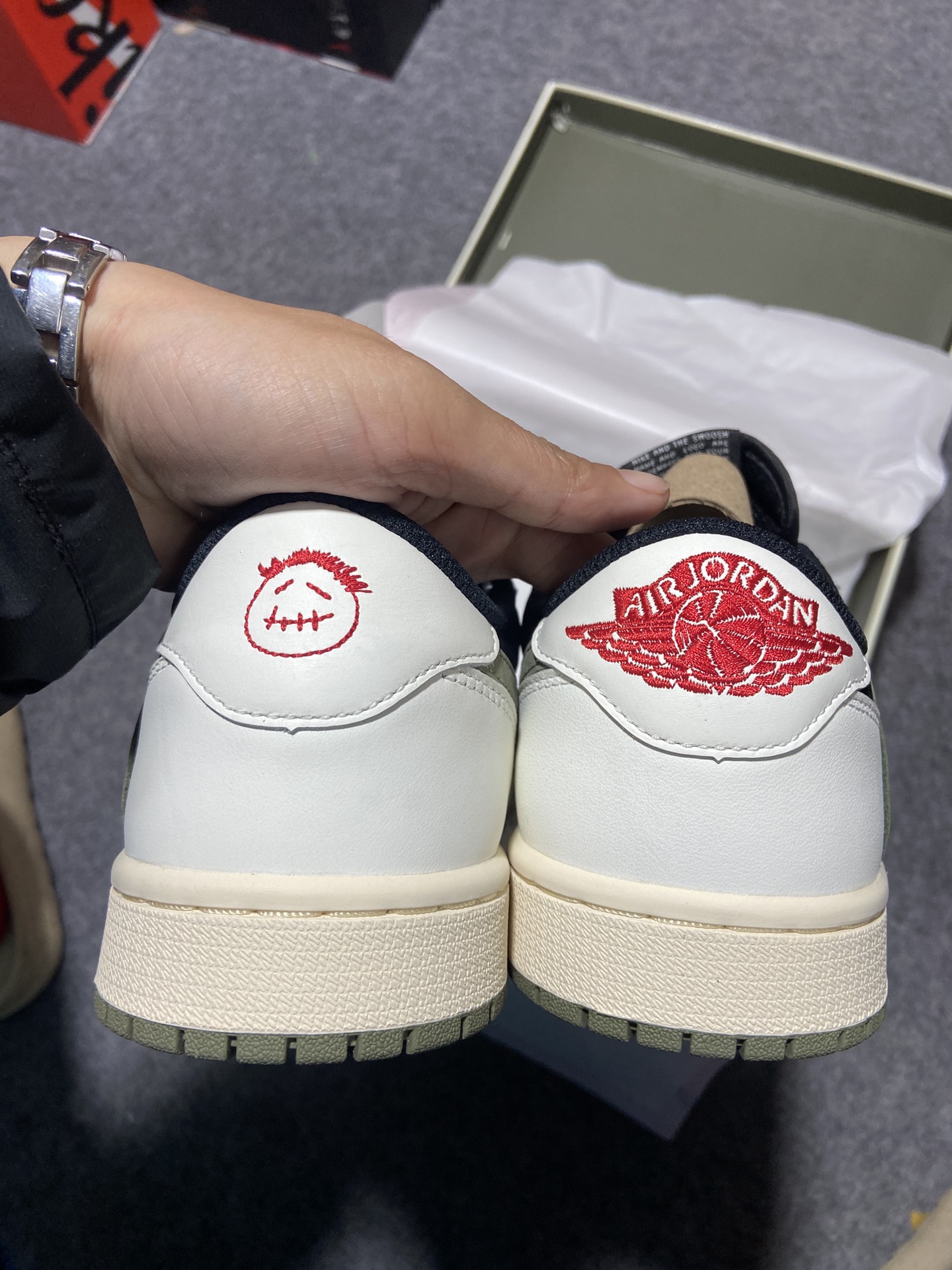 AJLow橄榄绿尺码36-47.5纯原出品-TravisScottxAirJordan1LowOGWMN