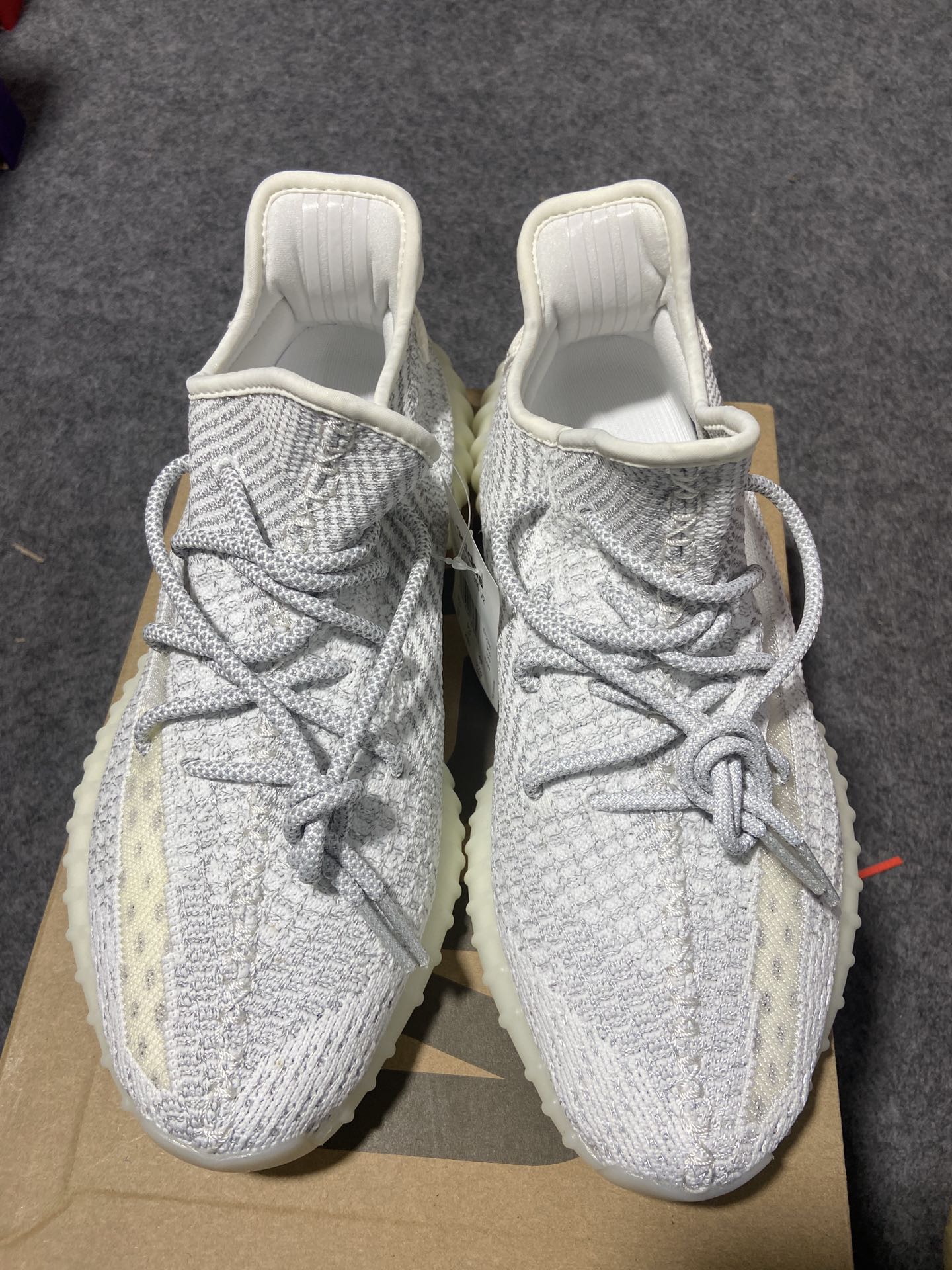 Yeezy白满天星尺码36-50偏小0.5纯原出品-YeezyBoost350V2Static白满天星E