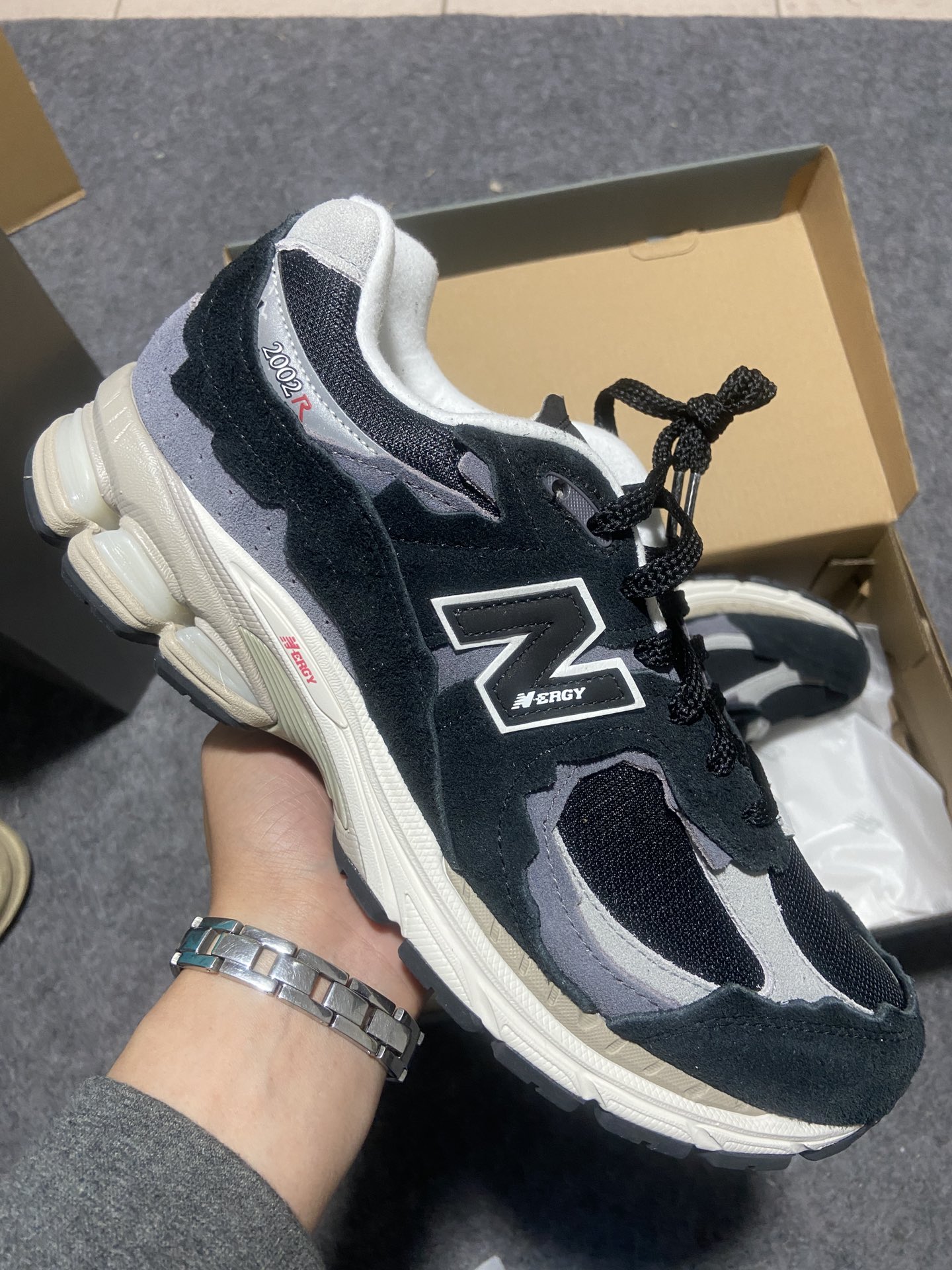 纯原新百伦NBNewBalanceM2002RDJNB1906黑灰色原楦原纸板原厂数据开发打造完美鞋型组