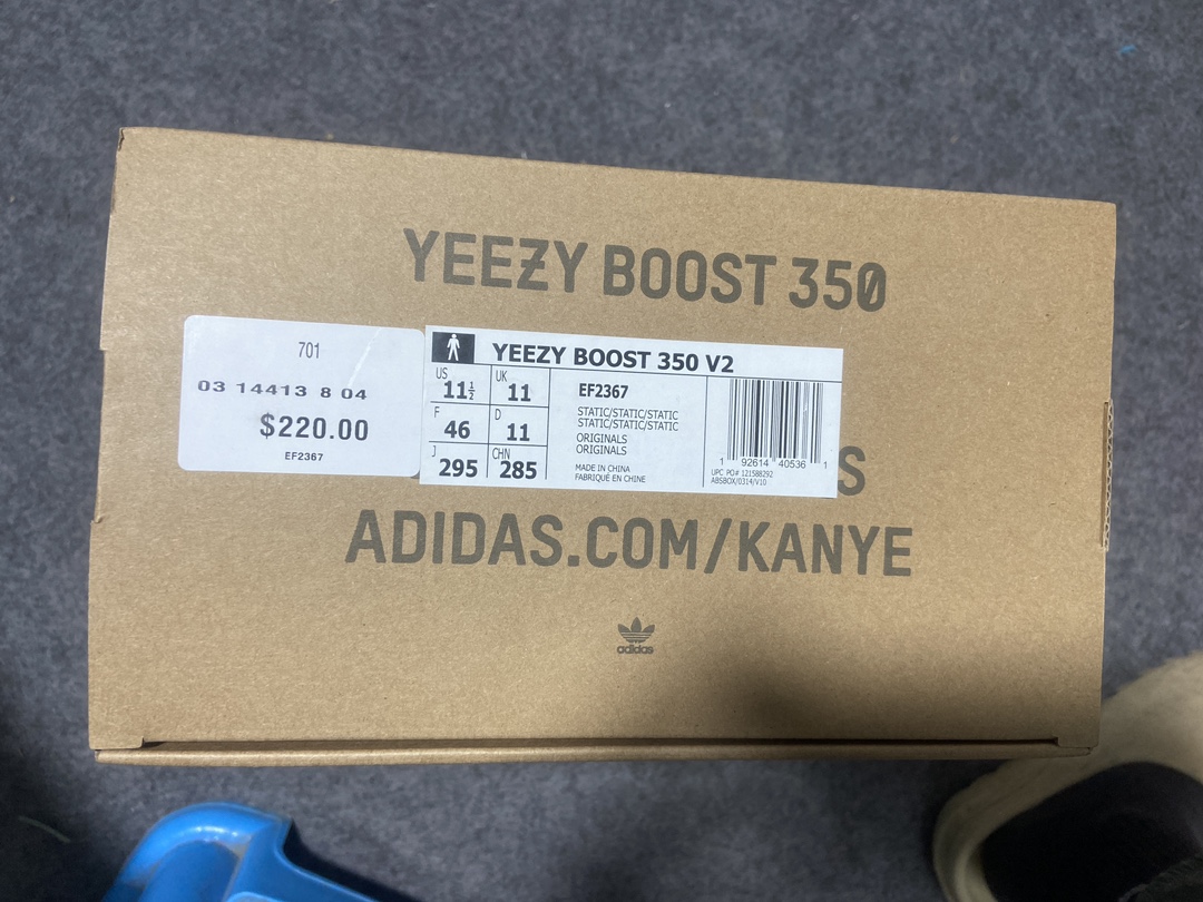 Yeezy白满天星尺码36-48偏小0.5纯原出品-YeezyBoost350V2Static白满天星E