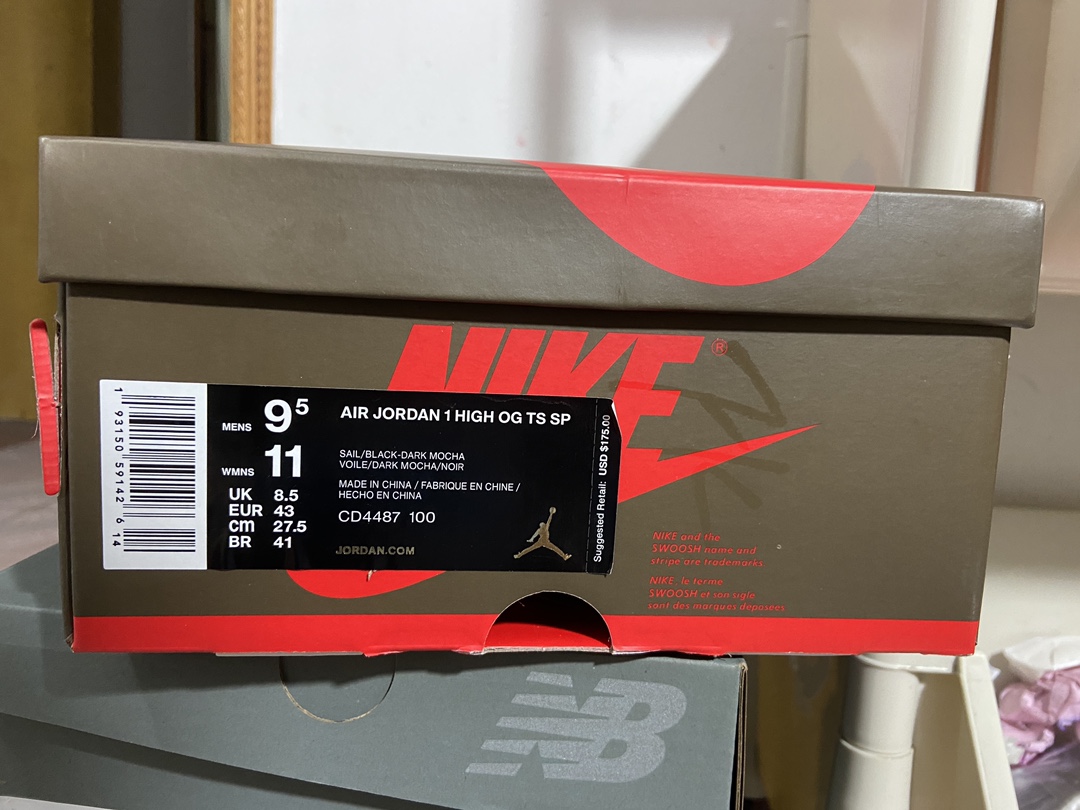 AJ1深棕倒钩高帮鞋码36-47.5总裁R版出品-AirJordan1TravisScottAJ1TS深