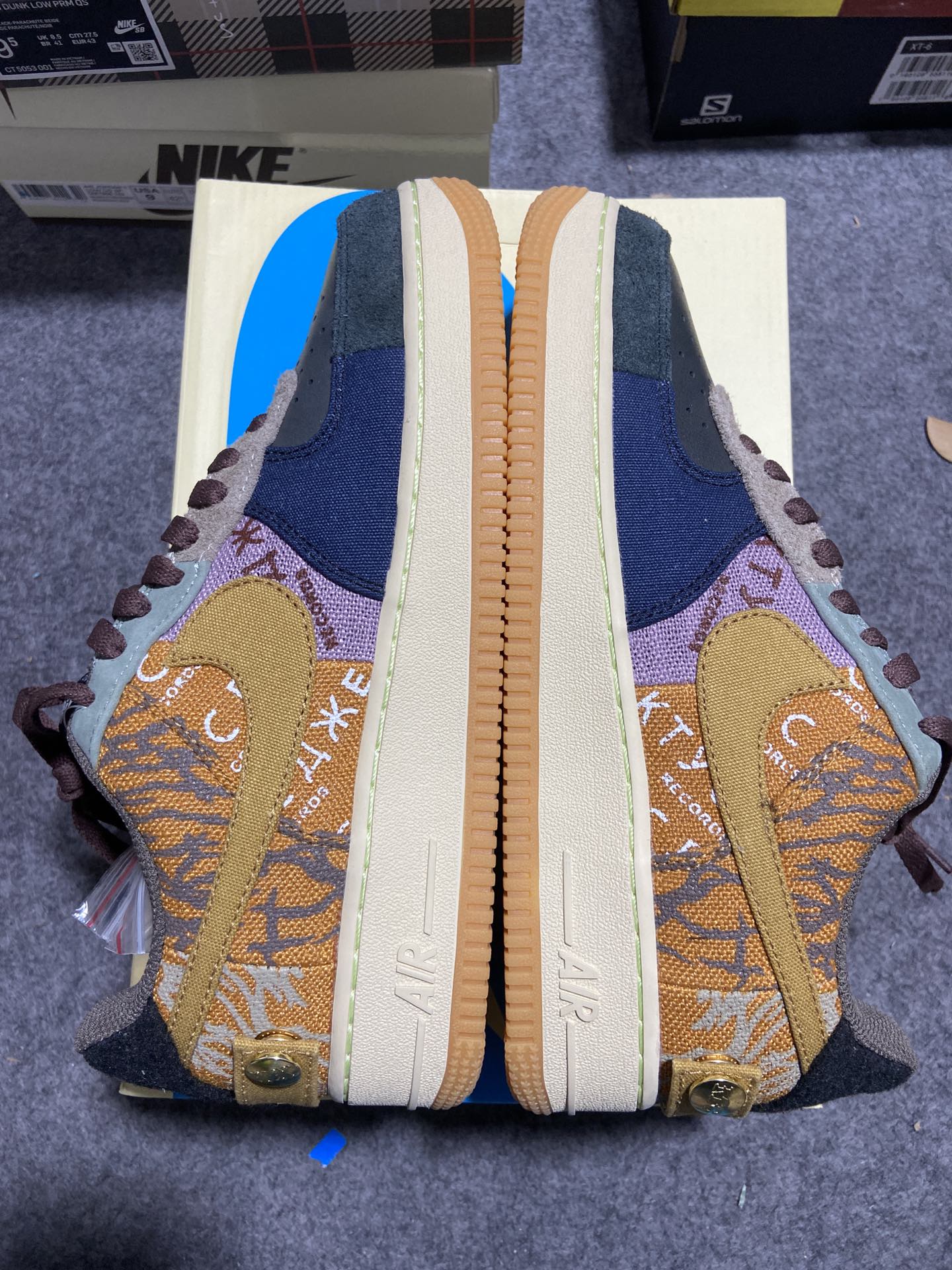 AF1TS拼接尺码:36-47.5总裁R版出品-TravisScottxNkAF1LowCactusJa