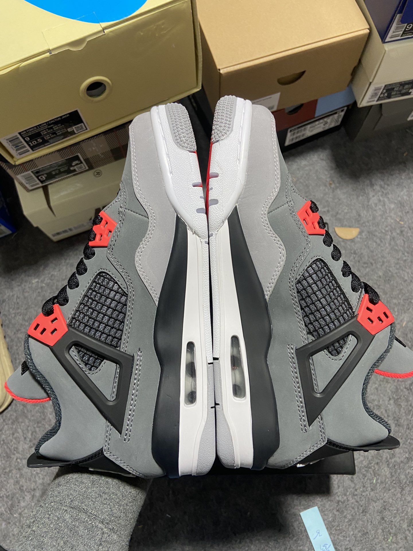 AirJordan4InfraredAJ4黑灰红红外线篮球鞋DH6927-061408452-061尺码