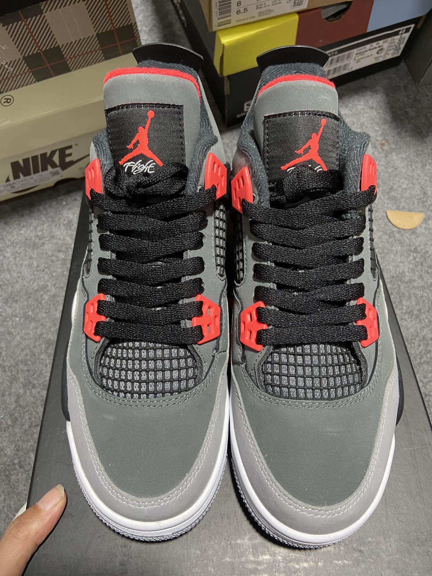 AirJordan4InfraredAJ4黑灰红红外线篮球鞋DH6927-061408452-061尺码