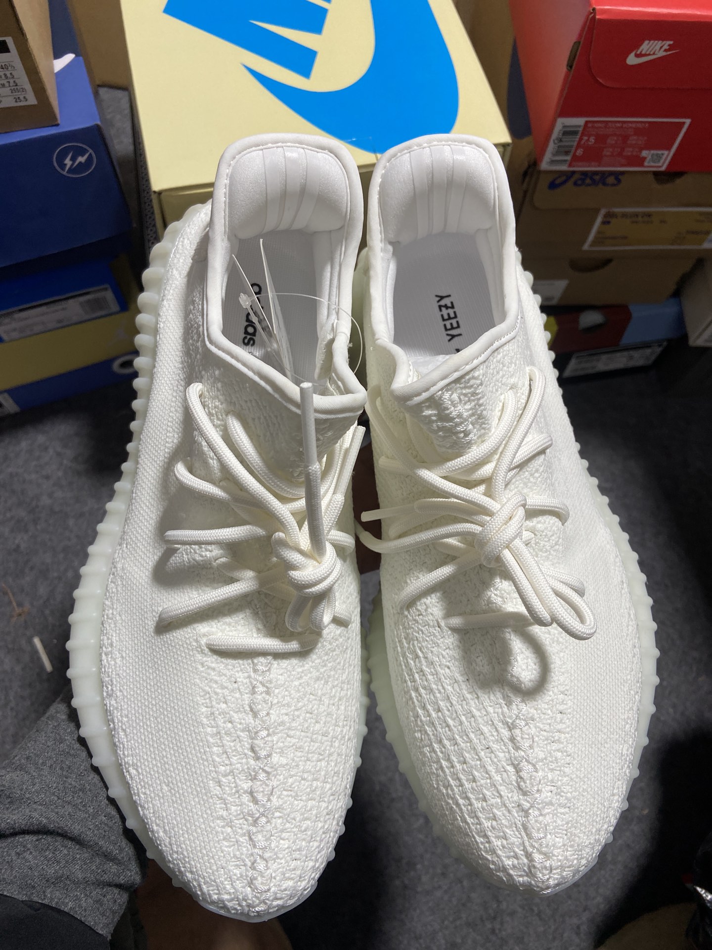 Yeezy350V2纯白尺码36-48偏小半码纯原版出品-YeezyBoost350V2TripleWh