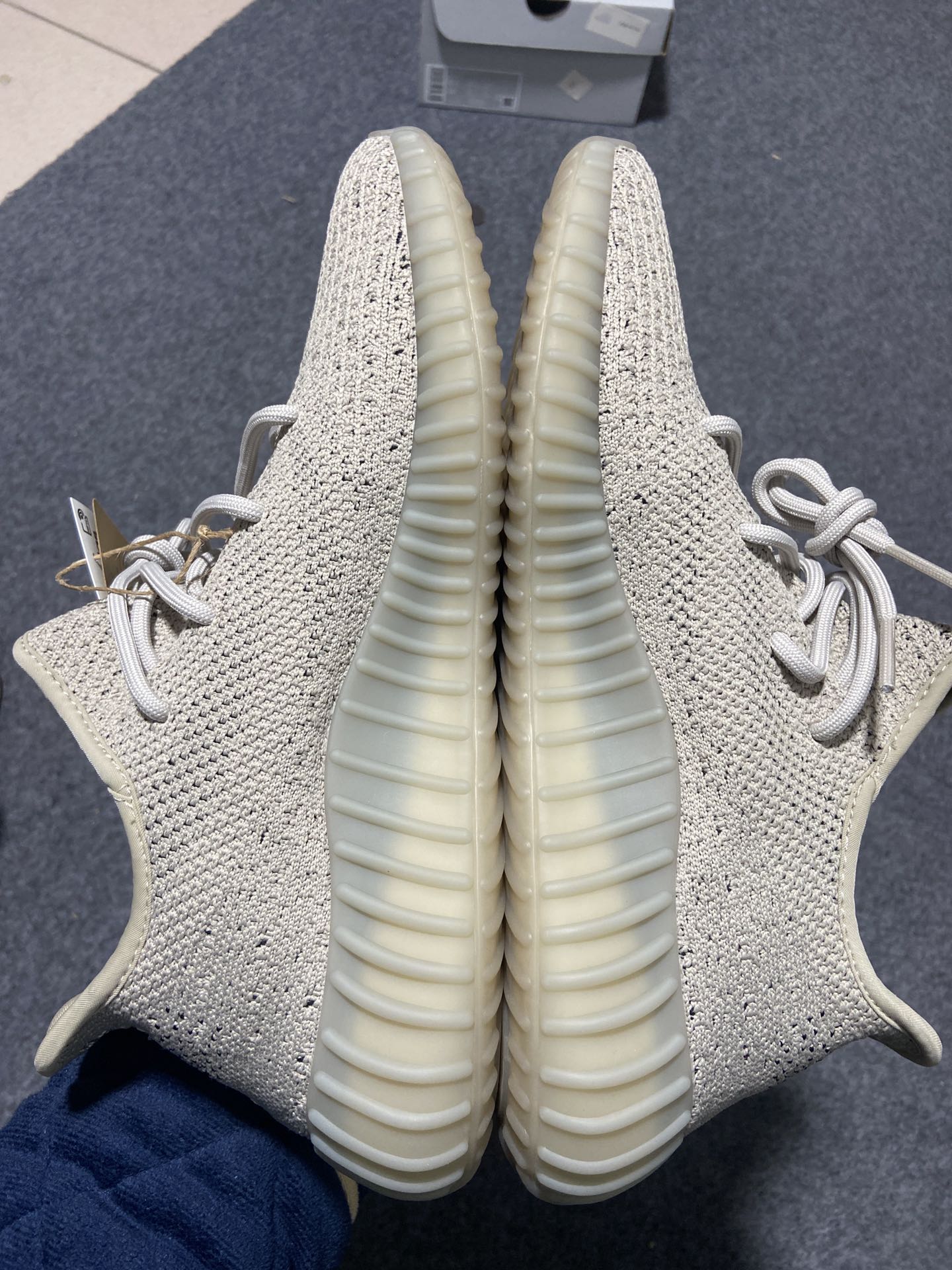 Yeezy350V2深米色尺码36-48偏小0.5总裁OG版出品-originalsYeezyBoost