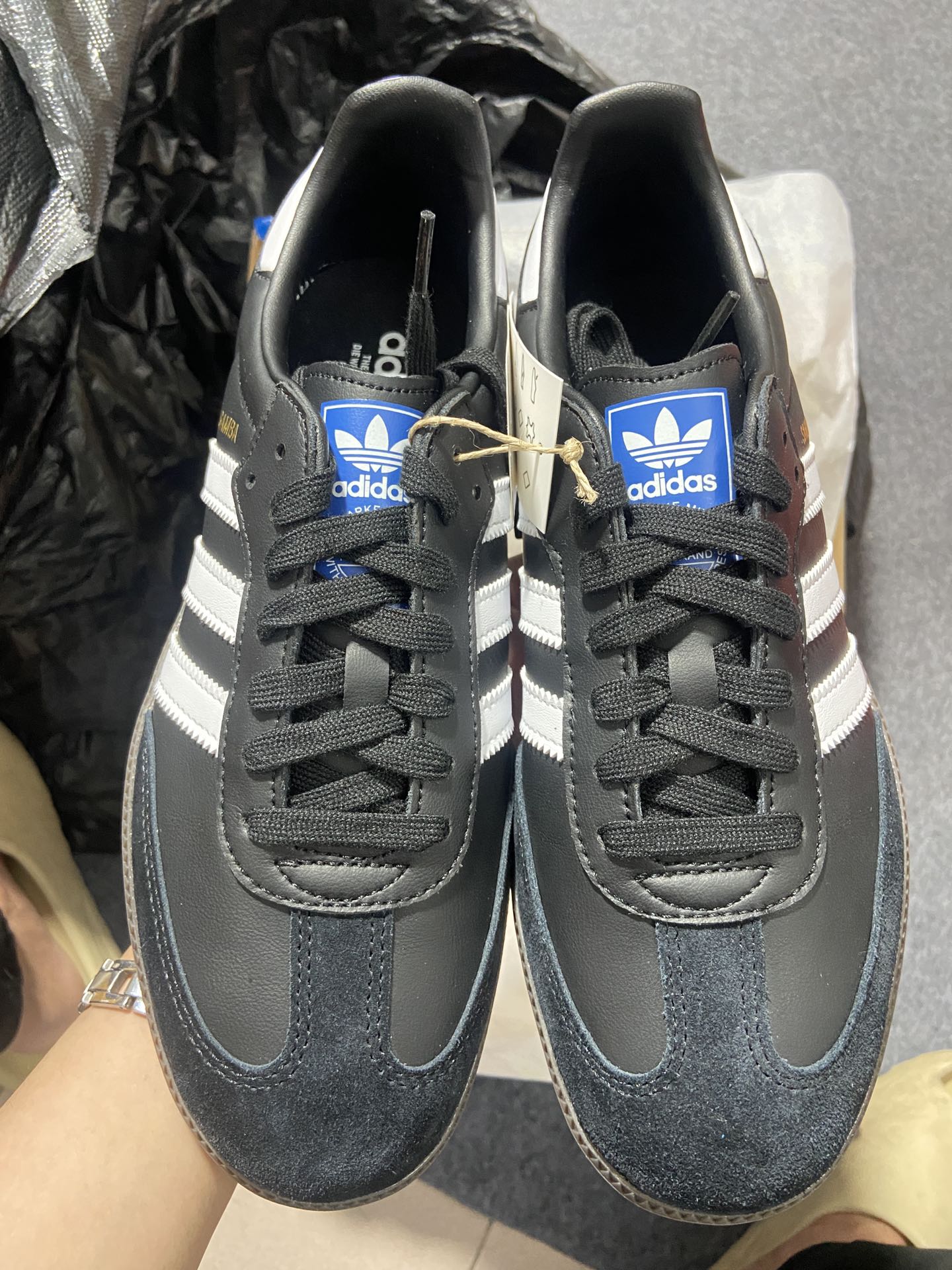 Originals鞋码36-45纯原出品-SambaOG黑白B75807YZ003