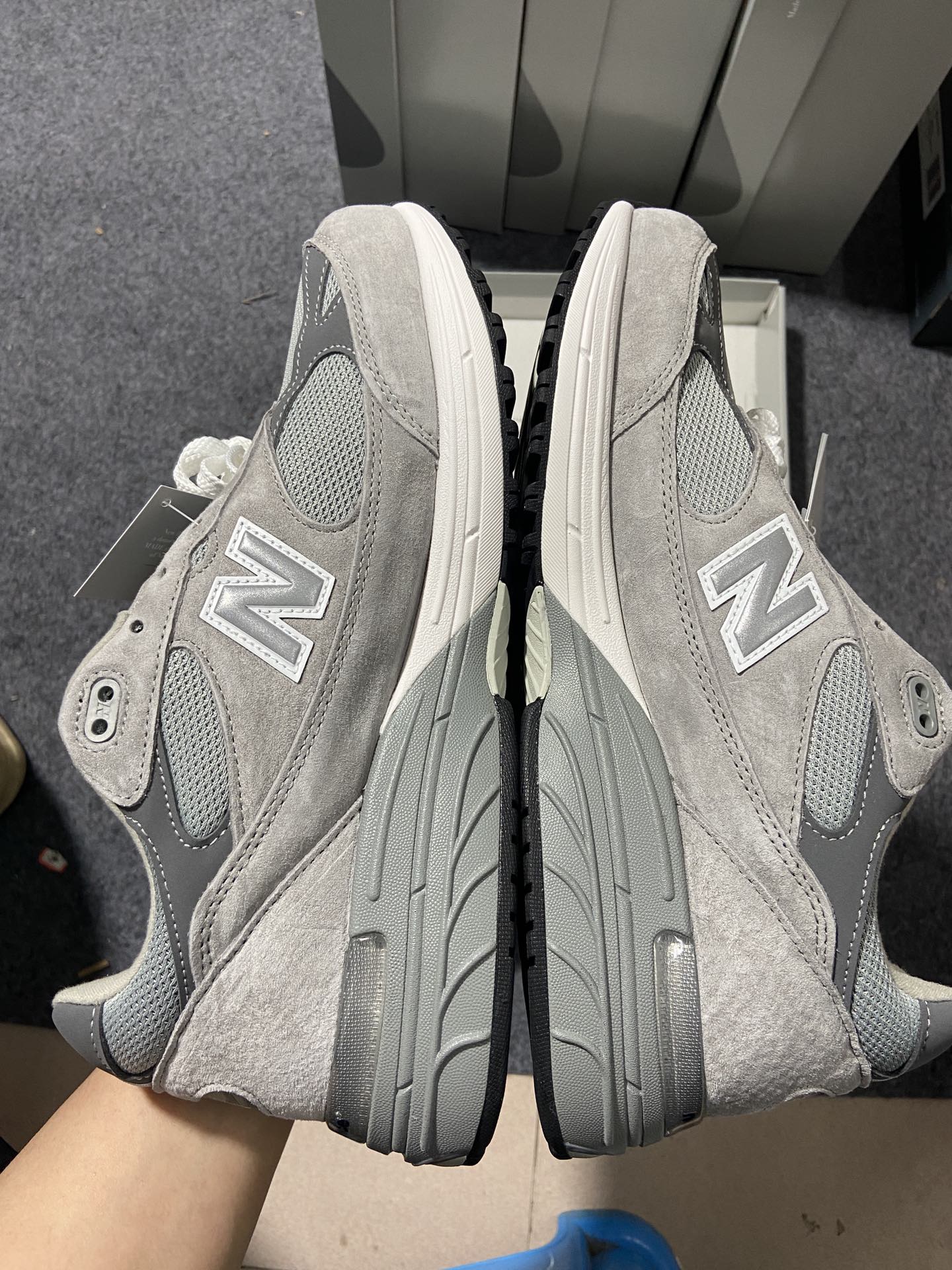 44码NB993灰色尺码36-46.5总裁R版出品-NewBalance993系列灰色MR993GLYZ