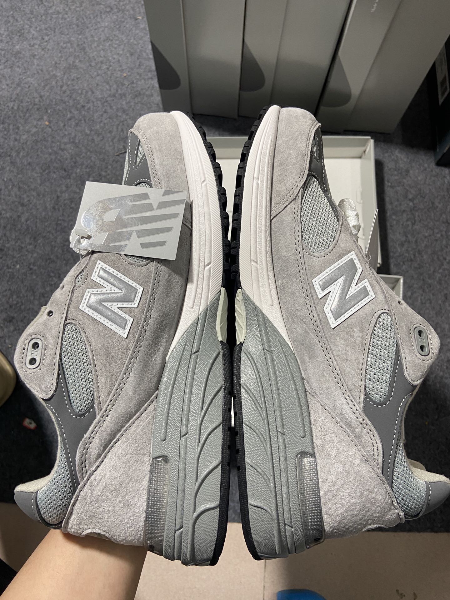 44码NB993灰色尺码36-46.5总裁R版出品-NewBalance993系列灰色MR993GLYZ