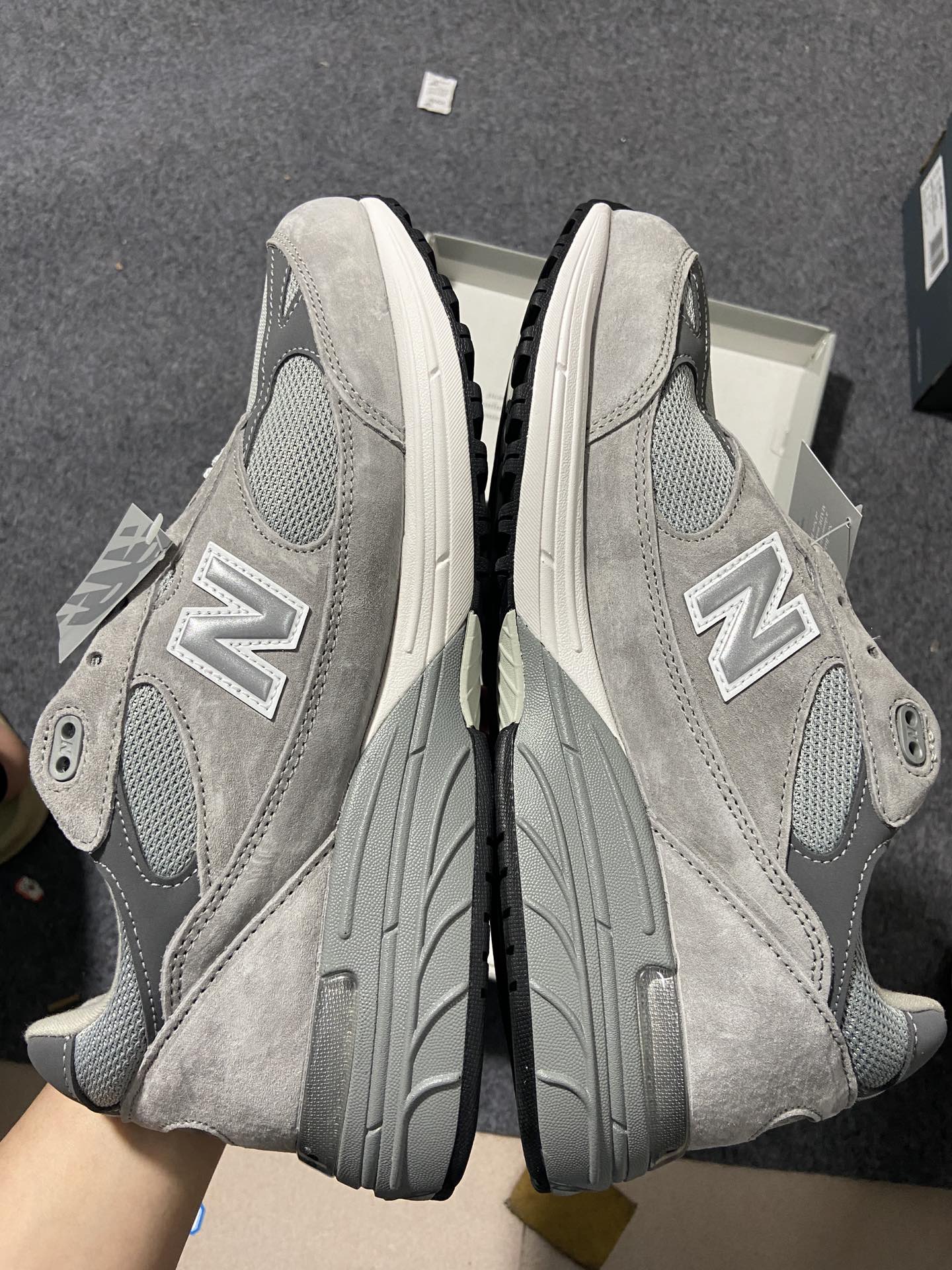 44.5码NB993灰色尺码36-46.5总裁R版出品-NewBalance993系列灰色MR993GL