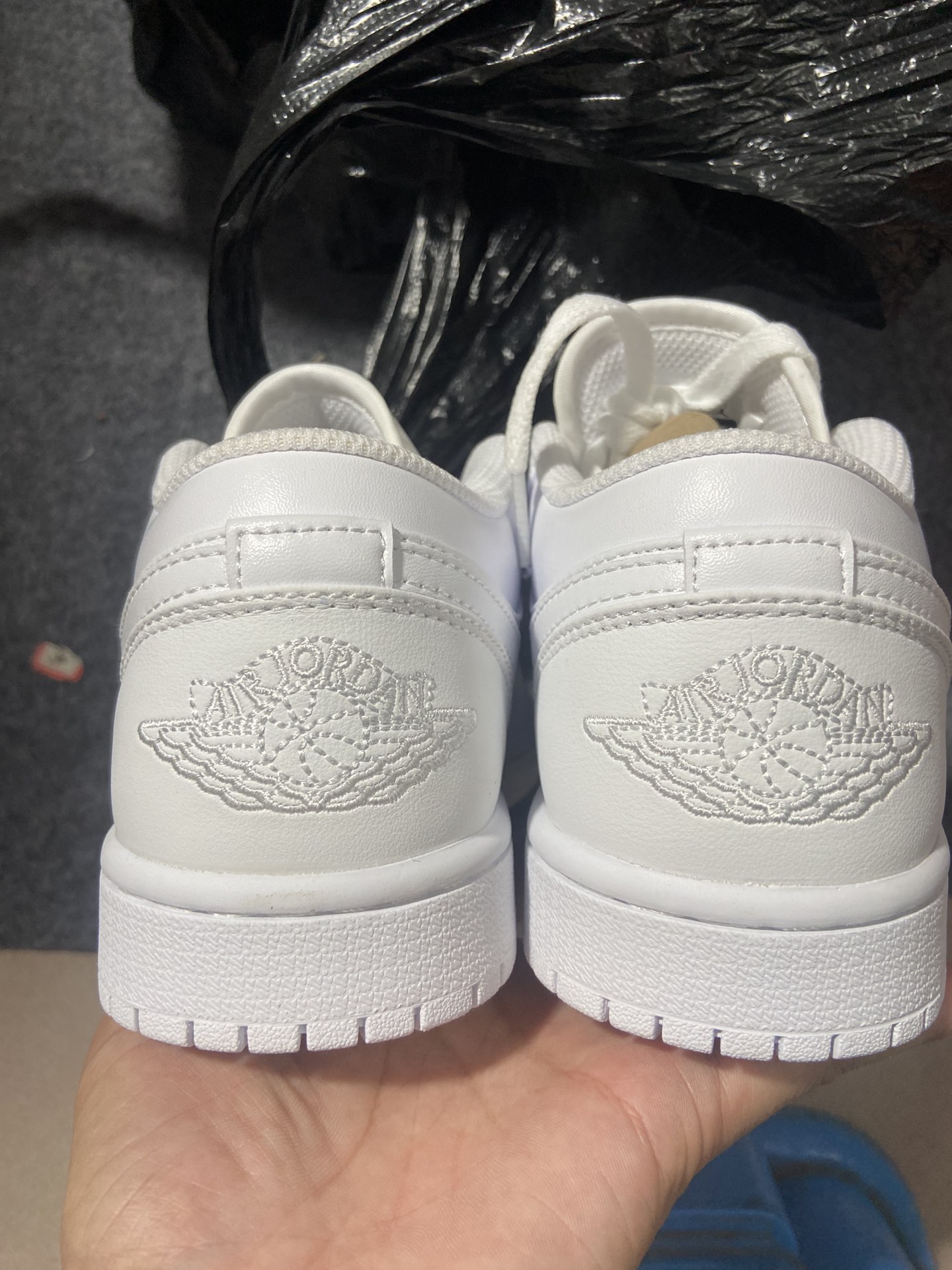 aj1纯白低帮尺码35.5-46AirJordan1AJ1纯白耐克低帮男女小白鞋553558-111yz