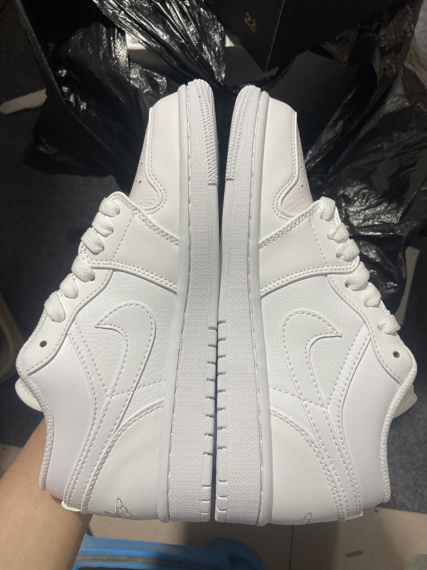 aj1纯白低帮尺码35.5-46AirJordan1AJ1纯白耐克低帮男女小白鞋553558-111yz