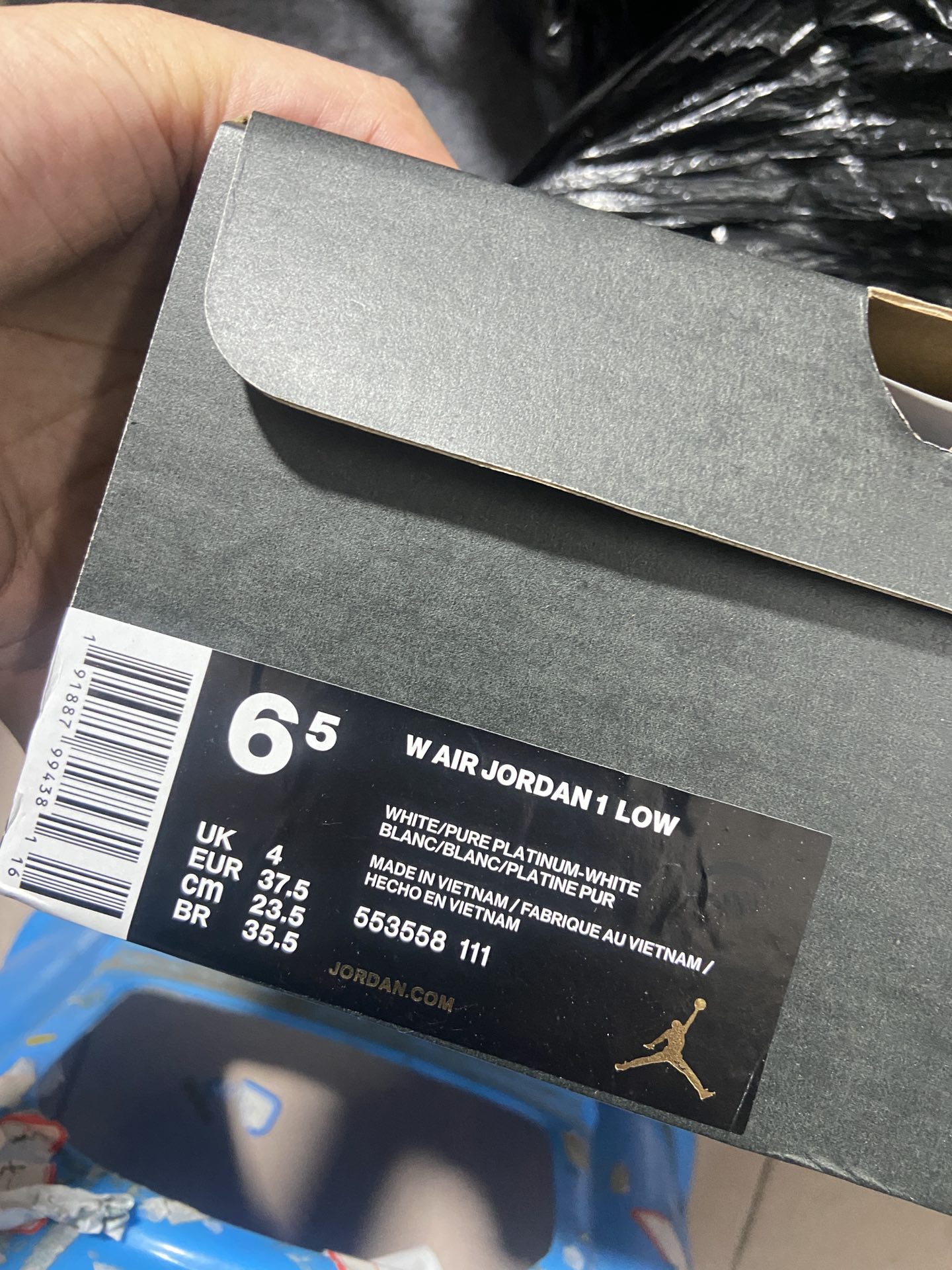 aj1纯白低帮尺码35.5-46AirJordan1AJ1纯白耐克低帮男女小白鞋553558-111yz