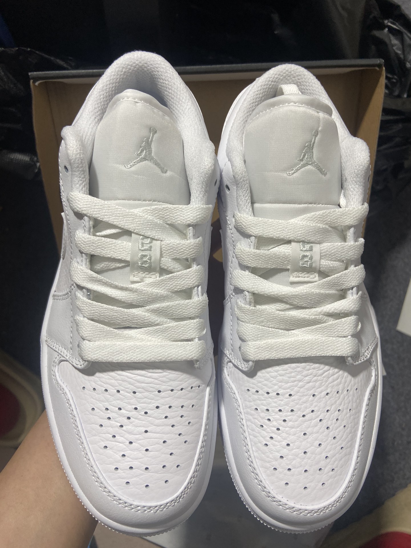 aj1纯白低帮尺码35.5-46AirJordan1AJ1纯白耐克低帮男女小白鞋553558-111YZ