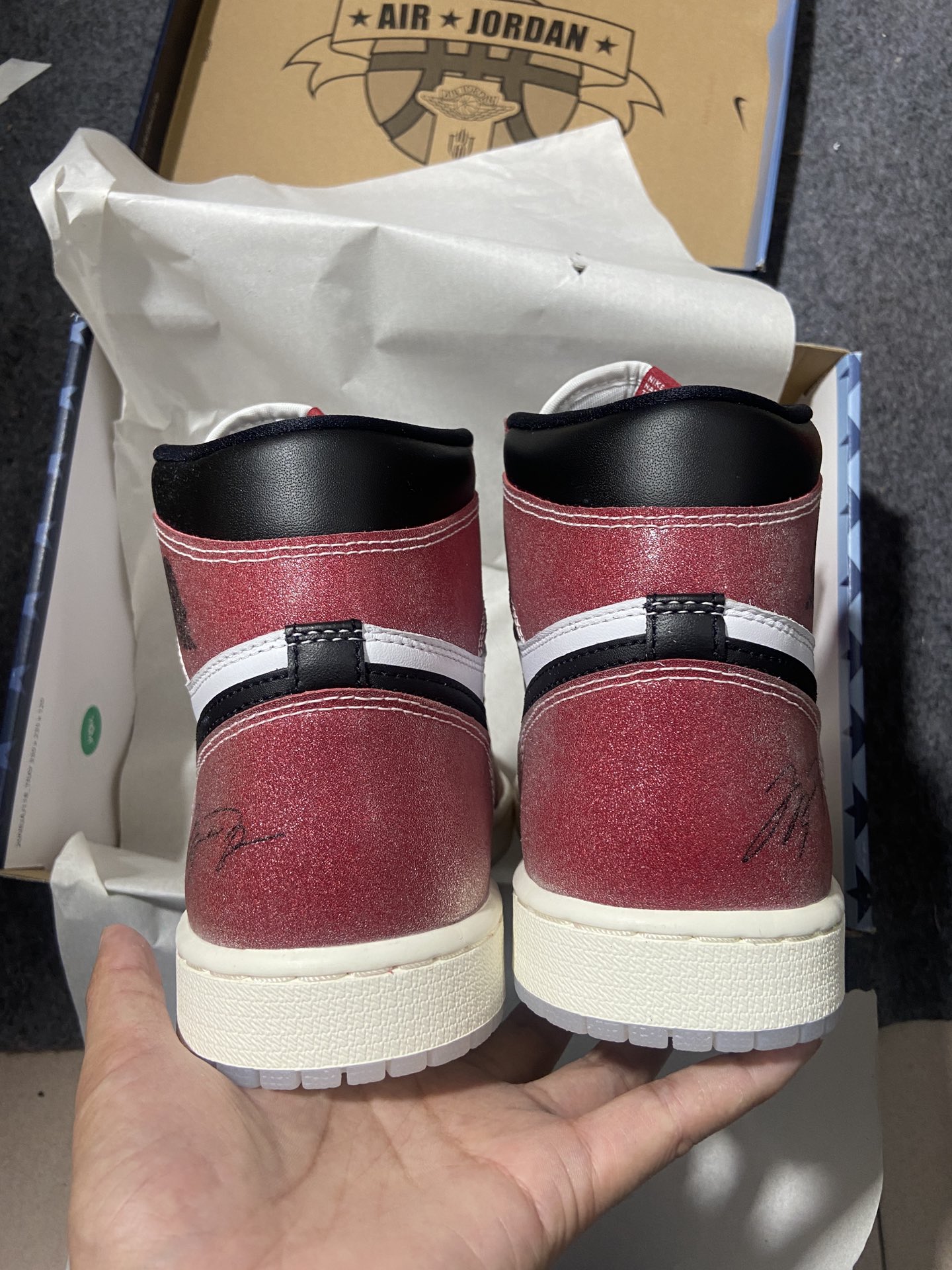 AJ1乔丹之子鞋码40-47.5纯原出品-AirJordan1AJ1TrophyRoomChicago白