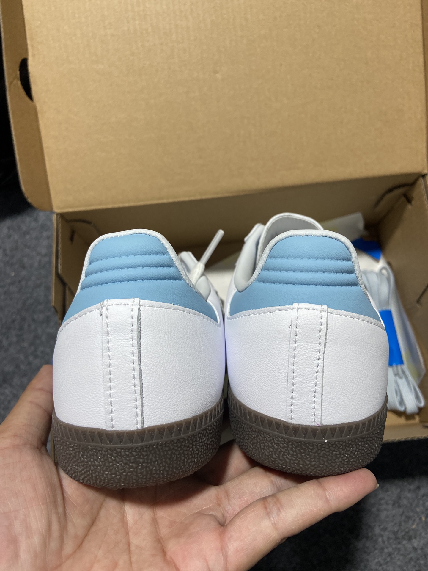 Originals鞋码35-47.5纯原出品-SambaOG白蓝ID2055YZ023-5