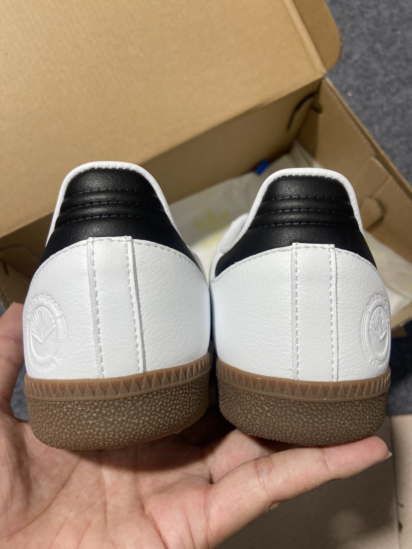 Originals鞋码36-45纯原出品-SambaVegan白黑灰钢印FW2427YZ023-5