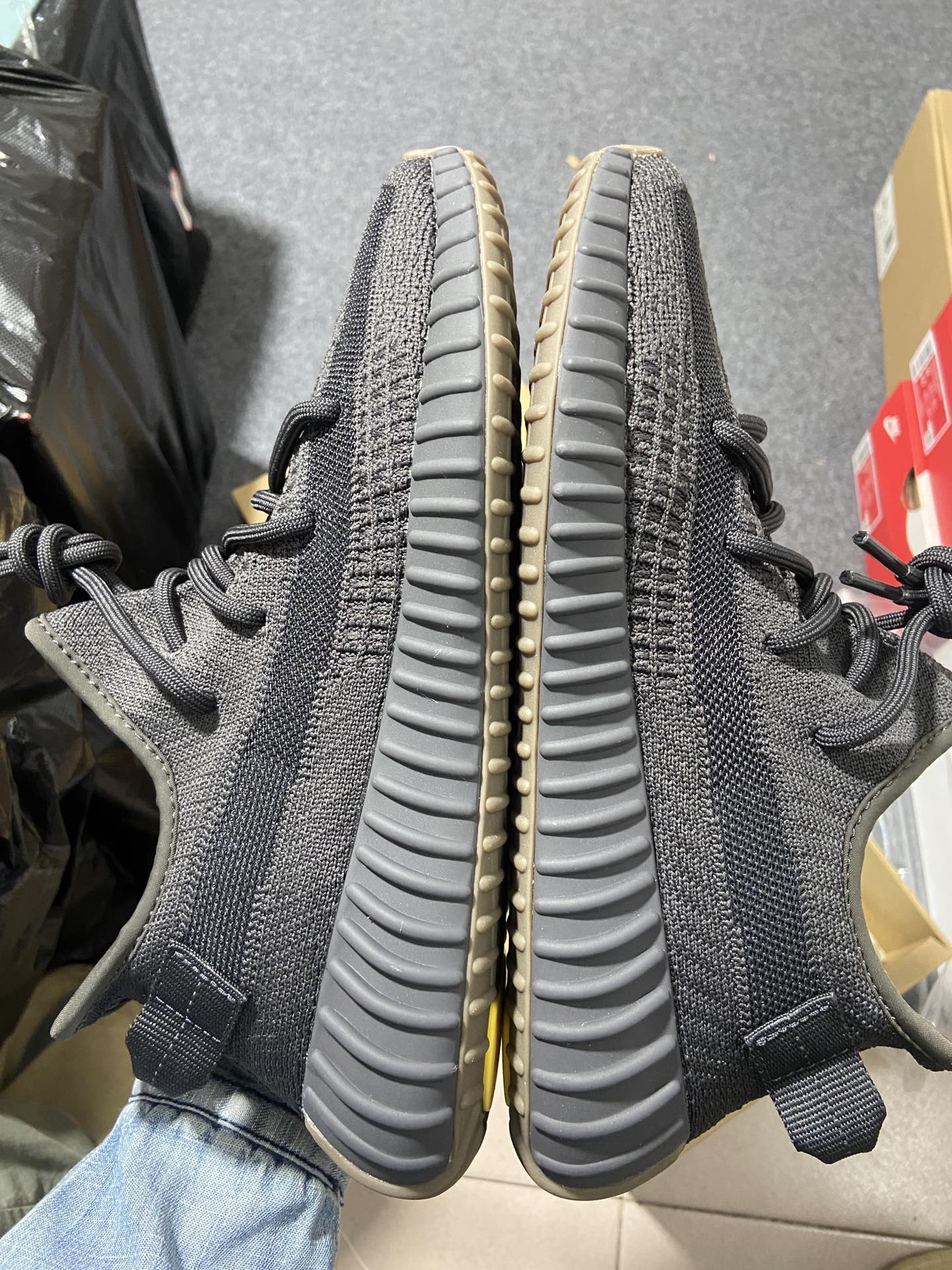 Yeezy350黑生胶鞋码36-48纯原出品-YeezyBoost350V2Cinder黑魂黑生胶FY2