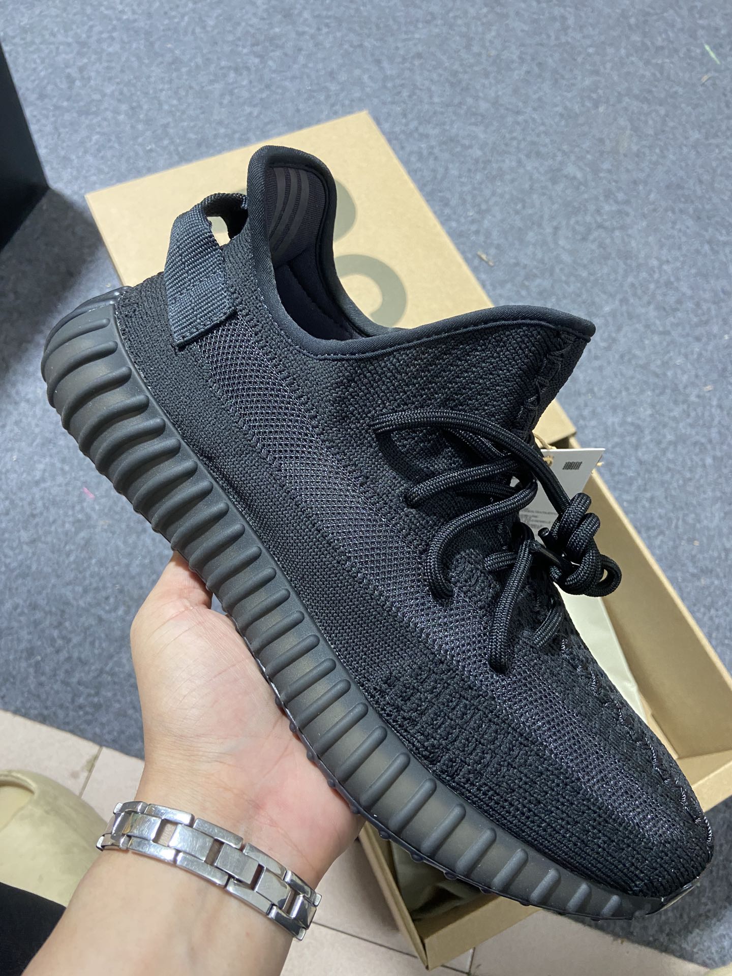 Yeezy玛瑙鞋码36-48纯原出品-巴斯夫-YeezyBoost350V2“Onyx”黑武士玛瑙HQ4