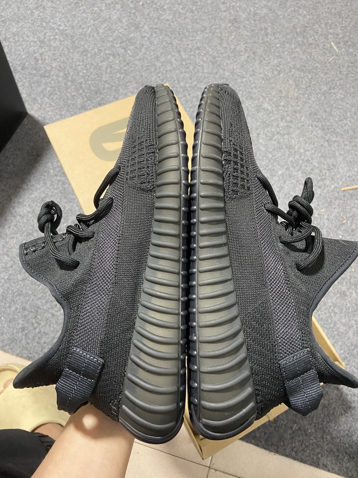 Yeezy玛瑙鞋码36-48纯原出品-巴斯夫-YeezyBoost350V2“Onyx”黑武士玛瑙HQ4