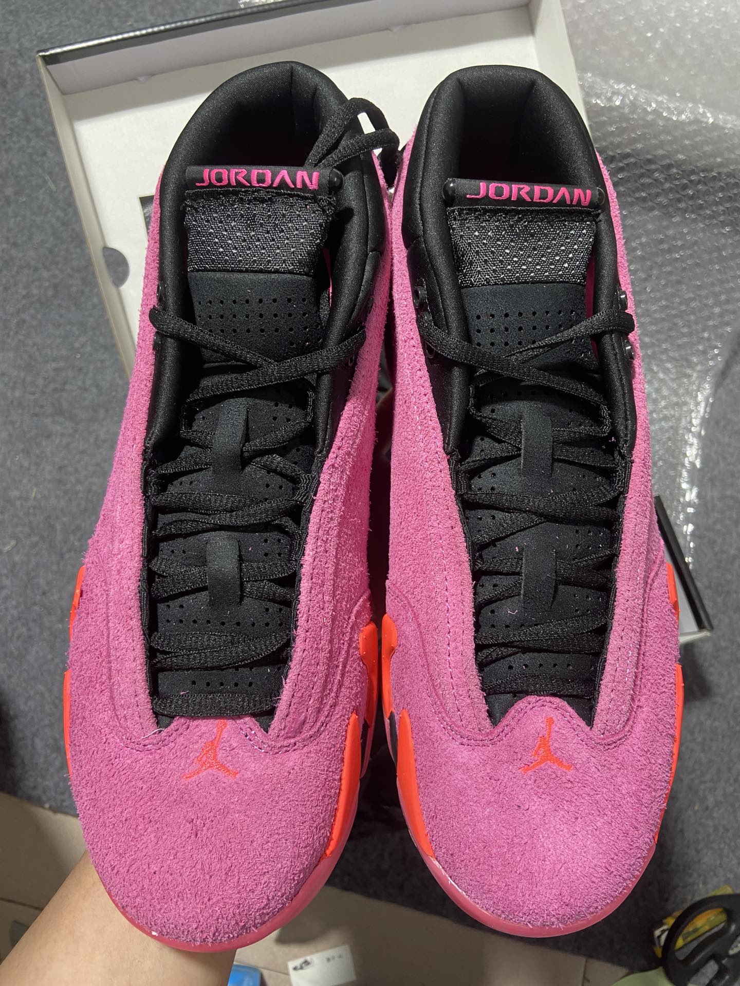 AJ14粉红鞋码40-47.5纯原出品-AirJordan14RetroLow“ShockingPink