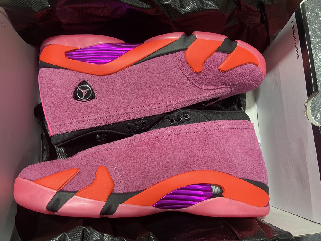 AJ14粉红鞋码40-47.5纯原出品-AirJordan14RetroLow“ShockingPink