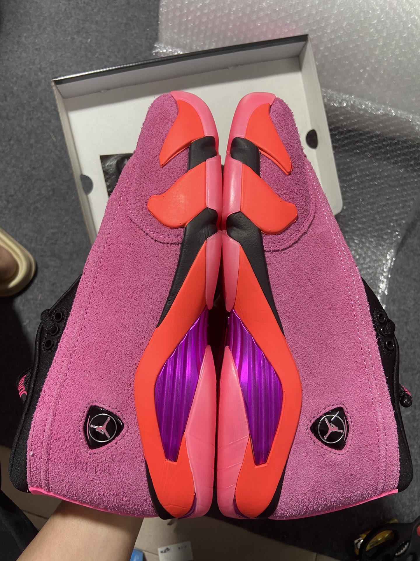 AJ14粉红鞋码40-47.5纯原出品-AirJordan14RetroLow“ShockingPink