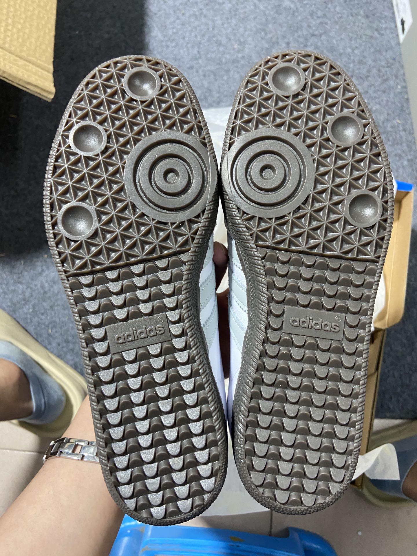 Originals鞋码36-46纯原出品-头层皮-SambaOG白蓝ID2055YZ010