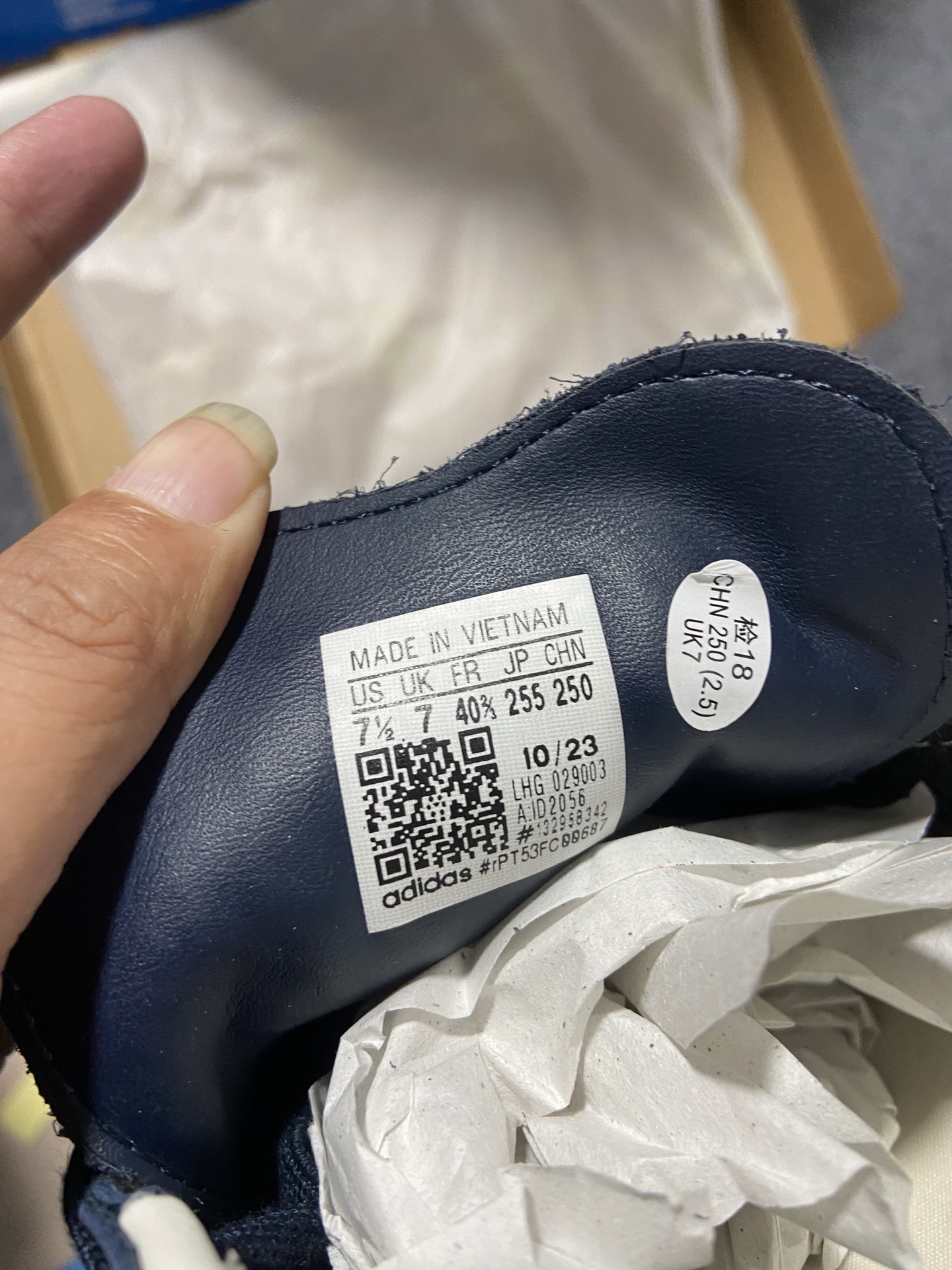 Originals鞋码36-45纯原出品-头层皮-SambaOG藏青色ID2056YZ010