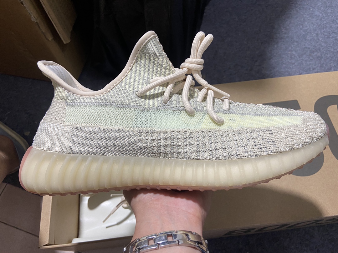 Yeezy天鹅满天星鞋码36-49C版出品-YeezyBoost350V2Citrin天鹅满天星FW53