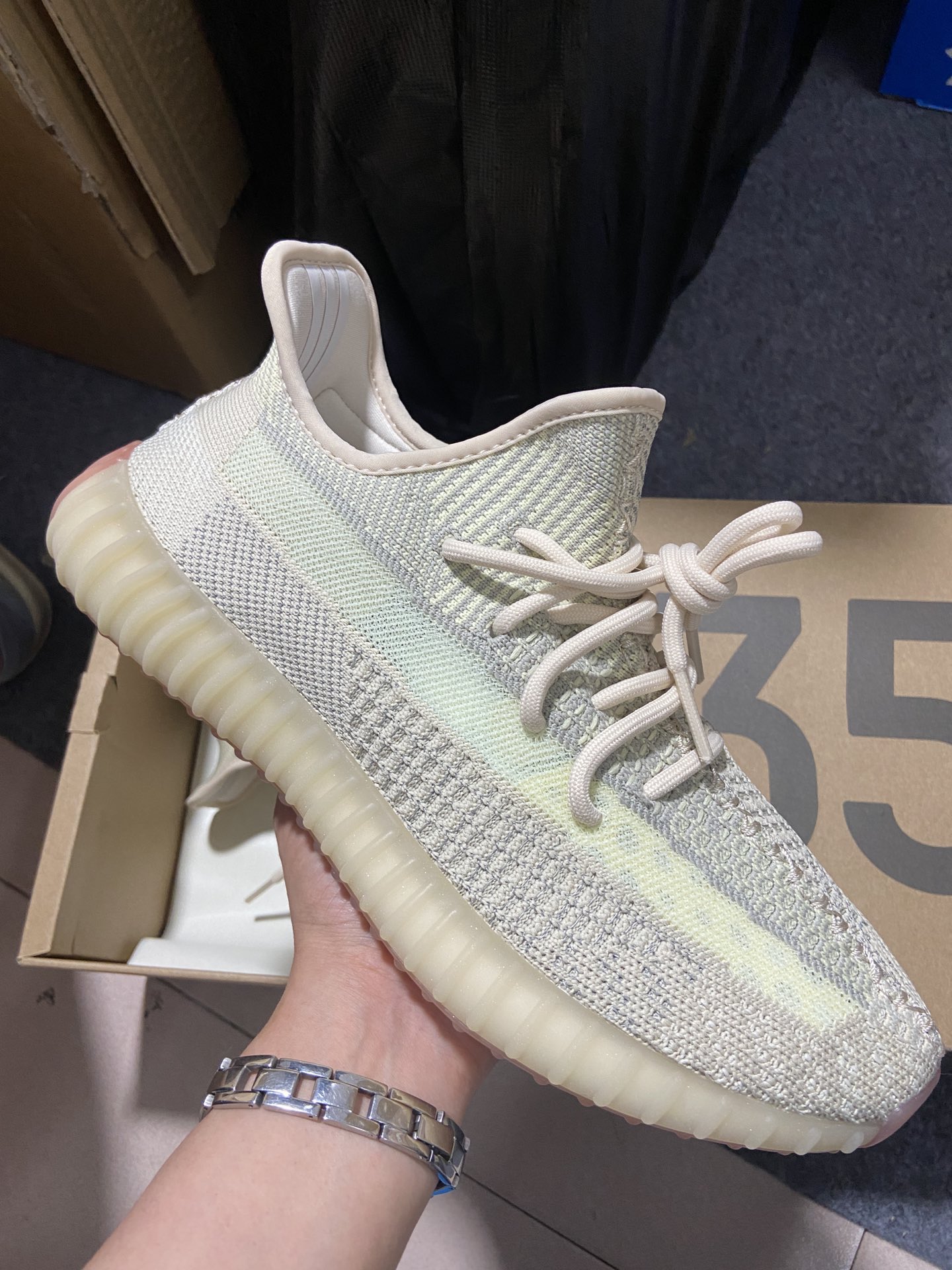 Yeezy天鹅满天星鞋码36-49C版出品-YeezyBoost350V2Citrin天鹅满天星FW53