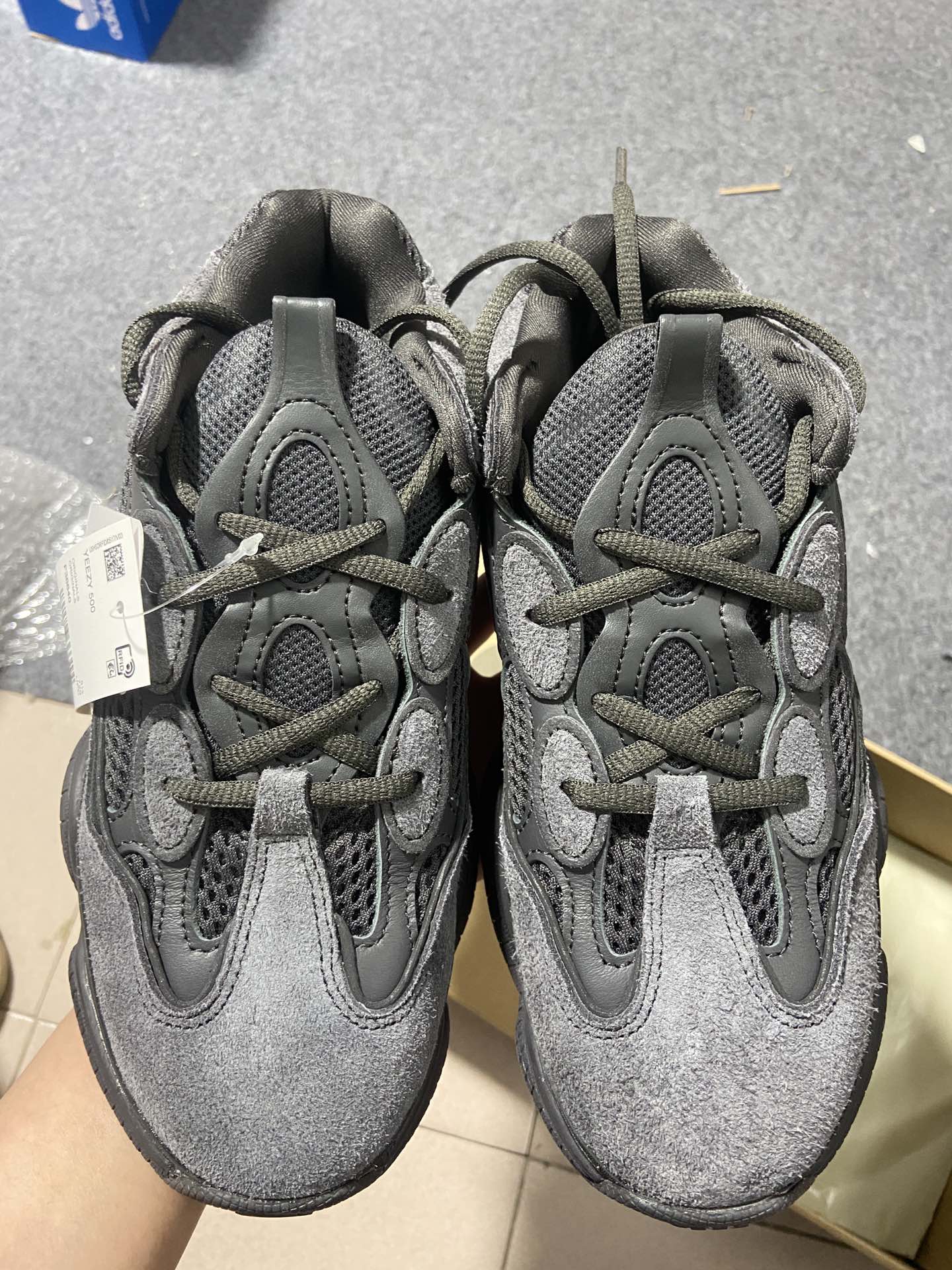 Yeezy500黑武士鞋码36-48偏小0.5纯原出品-OriginalsYeezy500Utility