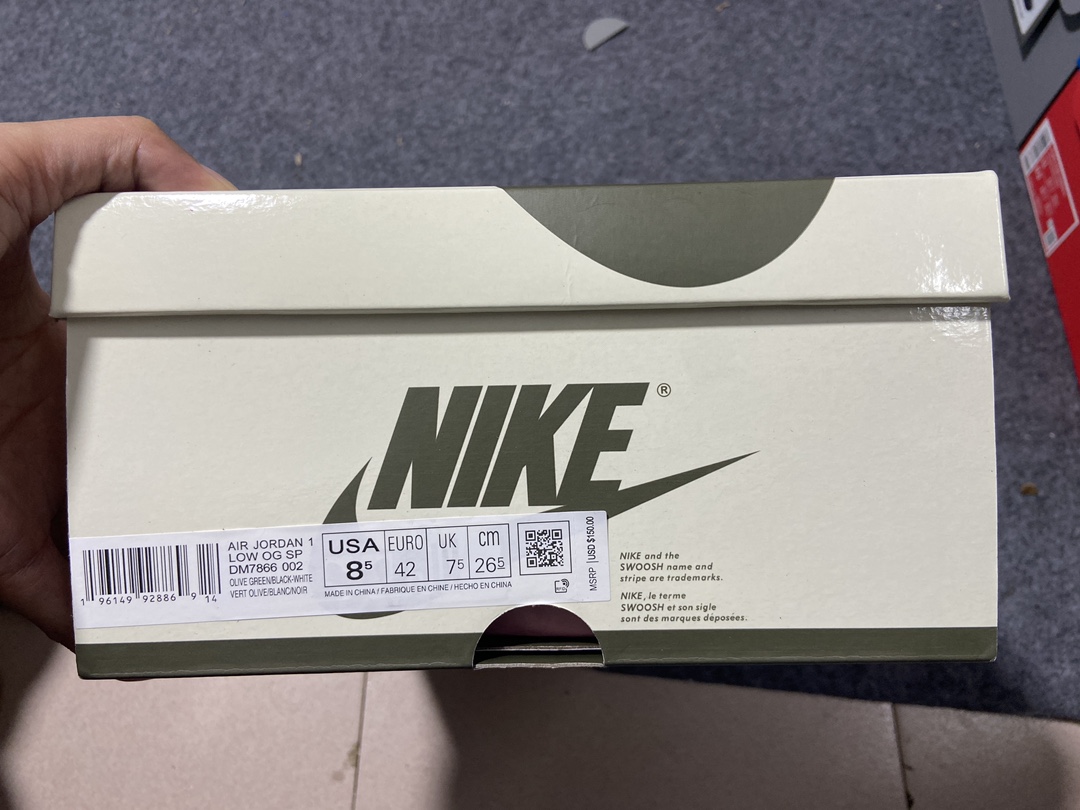 AJLow军绿尺码:36-48纯原出品-TravisScottxAirJordan1LowOG倒钩7.0