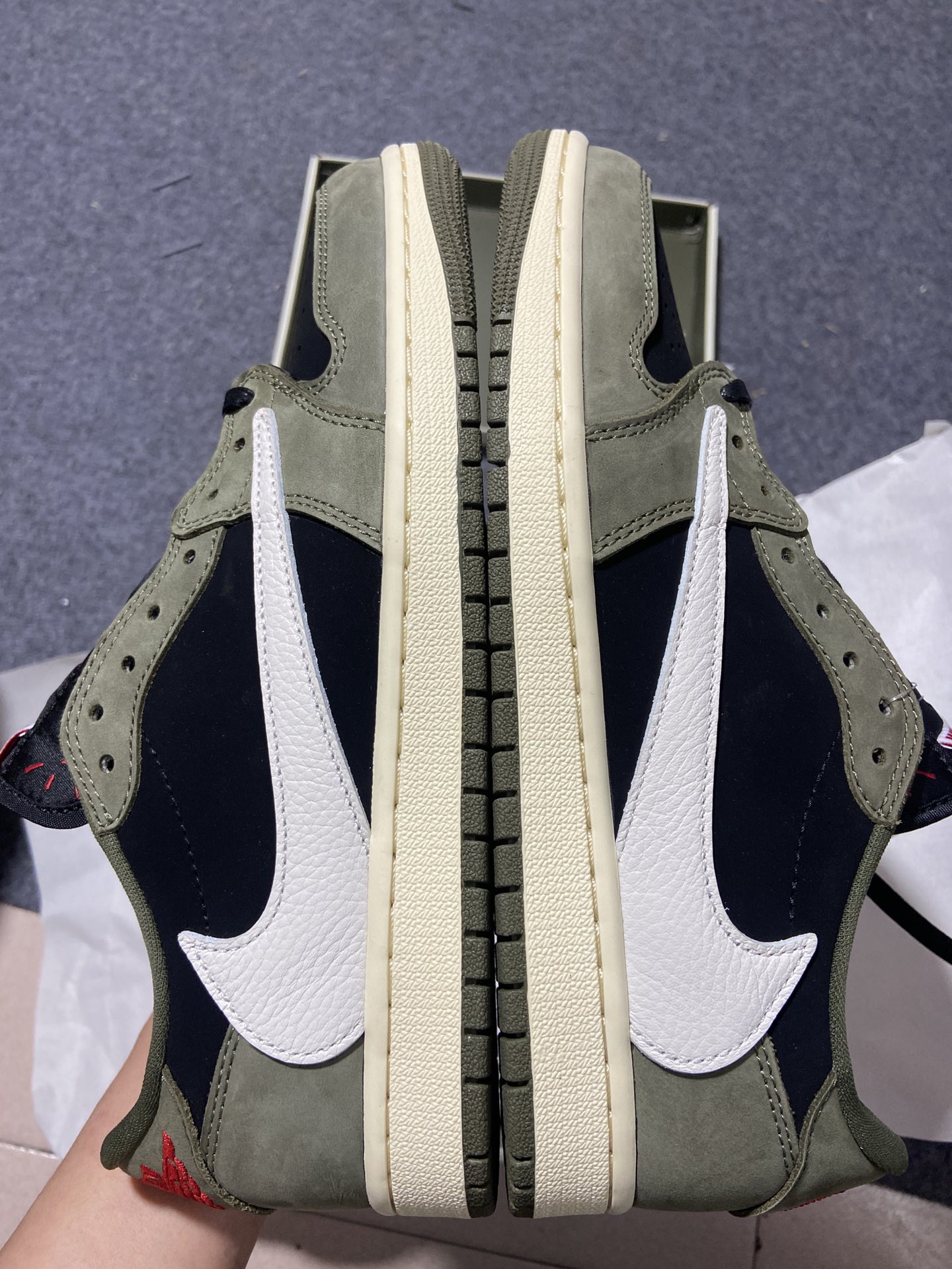 AJLow军绿尺码:36-48纯原出品-TravisScottxAirJordan1LowOG倒钩7.0