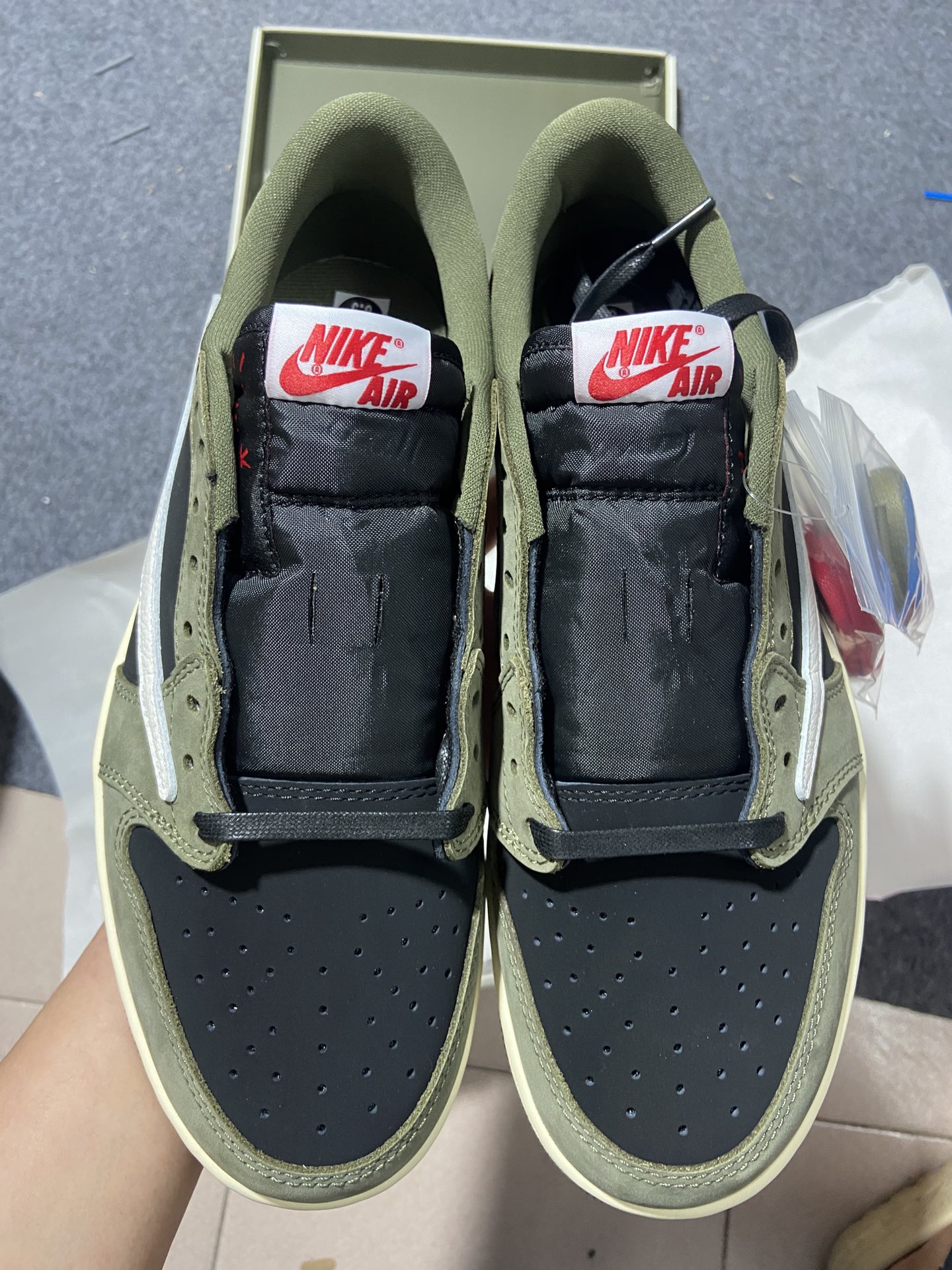 AJLow军绿尺码:36-48纯原出品-TravisScottxAirJordan1LowOG倒钩7.0