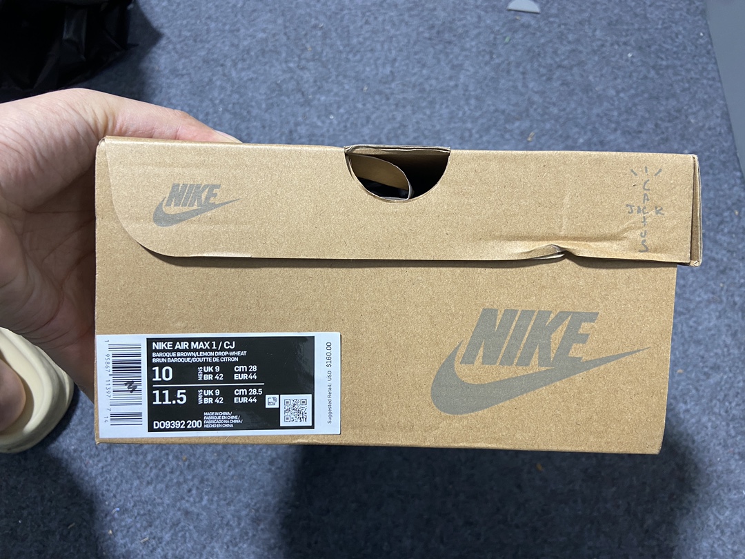 AirMax1巴洛克棕尺码36-47.5总裁N版出品-CACT.USCORPxNikAirMax1Bar