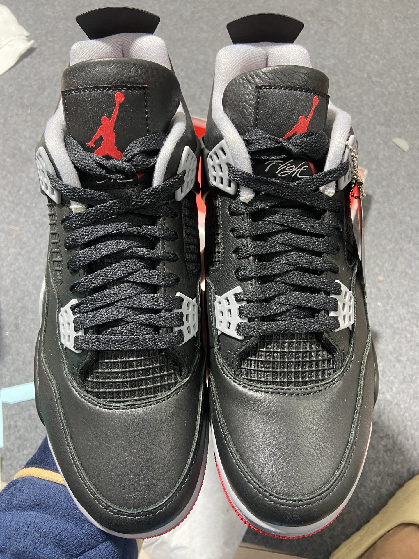 AJ4黑红尺码:40.5-47.5总裁R版出品-AirJordan4“BredReimagined”黑红