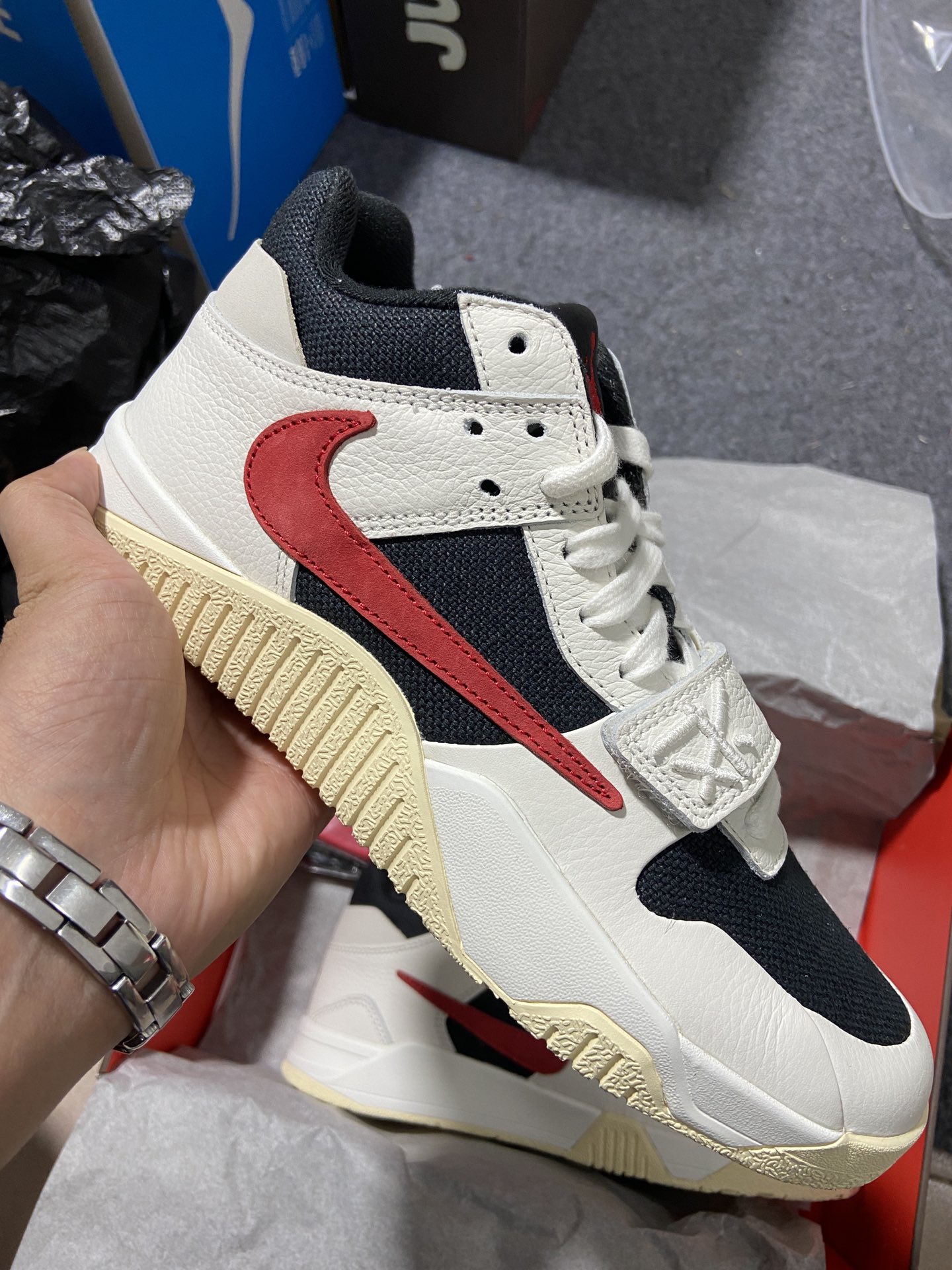 AJLow尺码:36-47.5纯原版出品-TravisScottxJordanJumpmanJackTR