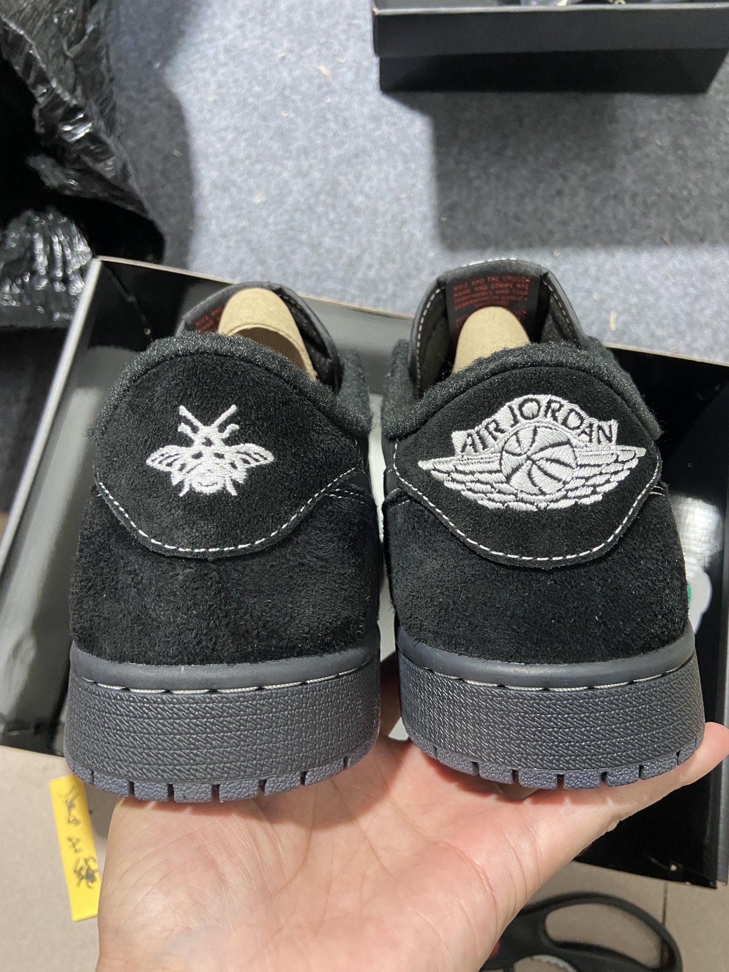 AJLow倒钩全黑尺码40-47.5总裁Y3版出品-StockX-TravisScottxAirJord